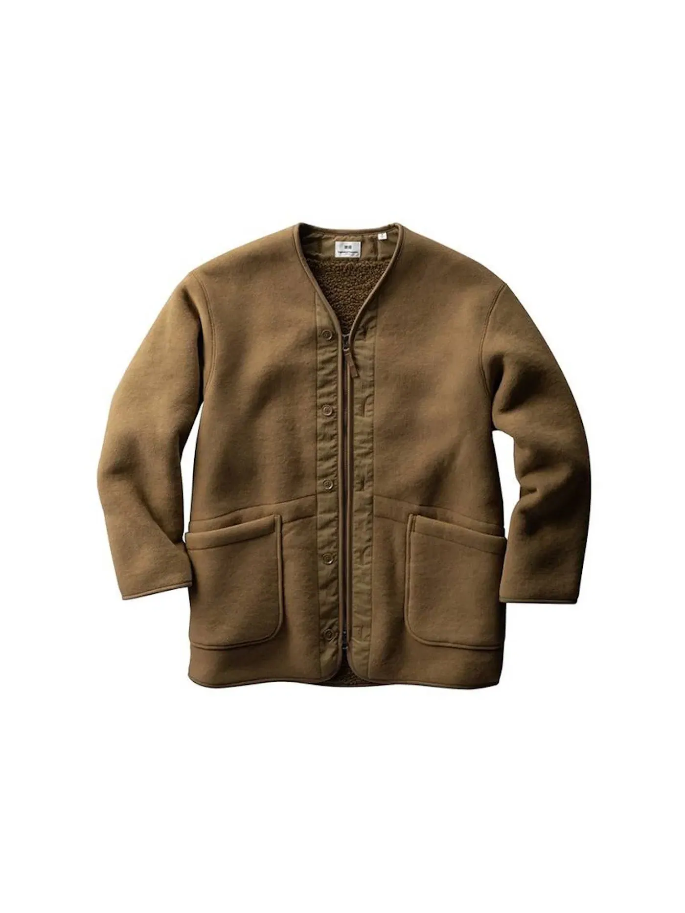 Мужское пальто без воротника Engineered Garments Uniqlo