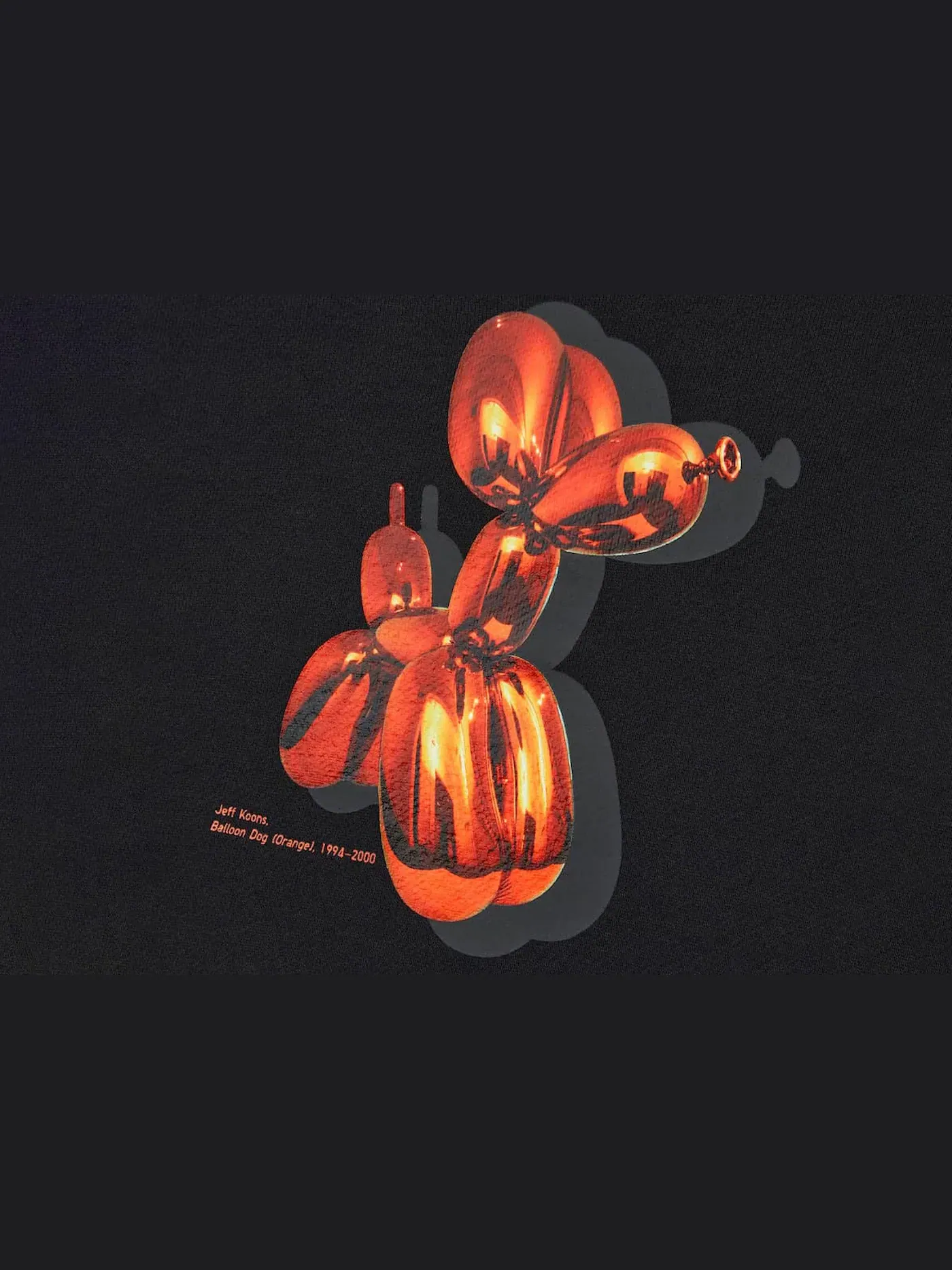 Мужская худи с принтом Uniqlo x Jeff Koons UT Graphic — изображение 2 из 2, черный