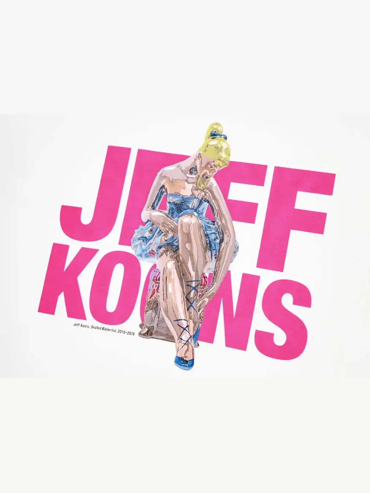 Мужская футболка с принтом Uniqlo x Jeff Koons UT Graphic T-shirt — изображение 2 из 2, белый/розовый