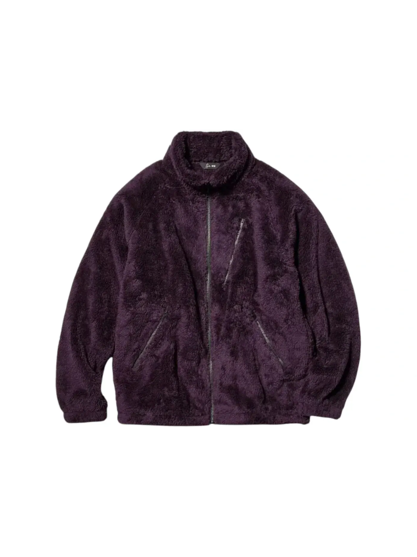 Унисекс флисовая куртка с принтом Uniqlo x Needles Jacket — изображение 1 из 1, фиолетовый