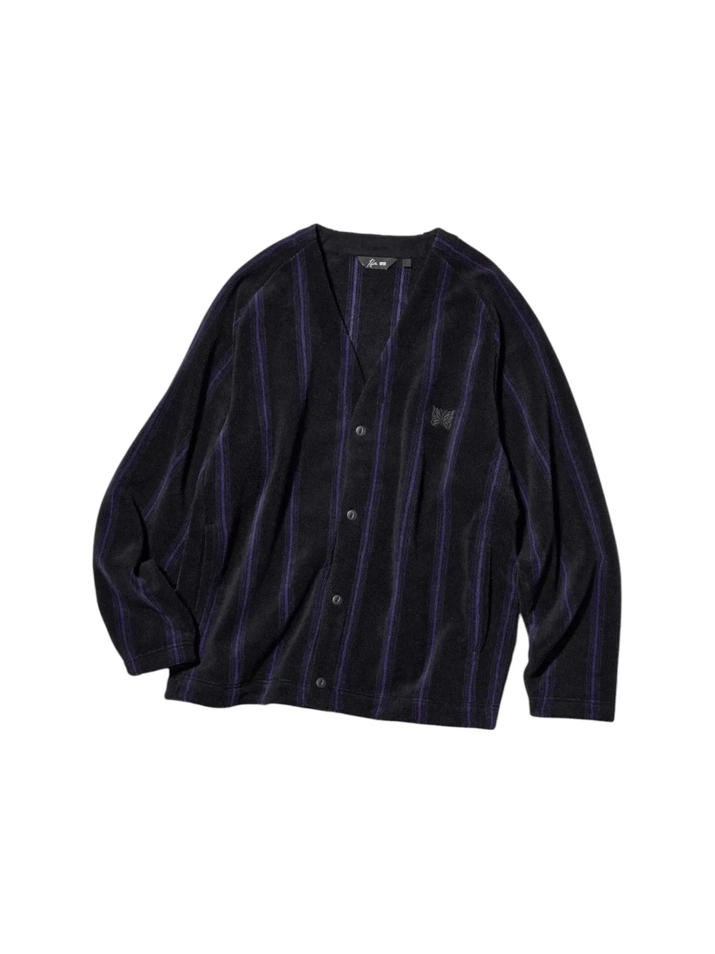 Женский свитер оверсайз с принтом Cardigan Uniqlo — изображение 1 из 1, мульти