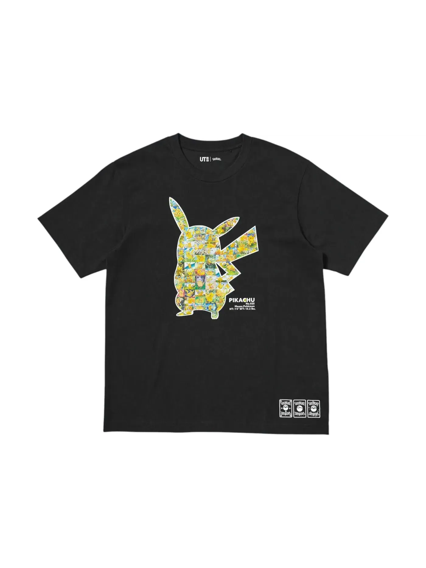 Детская футболка с принтом Pokemon Uniqlo x Pokemon UT Graphic T-Shirt — изображение 1 из 1, черный
