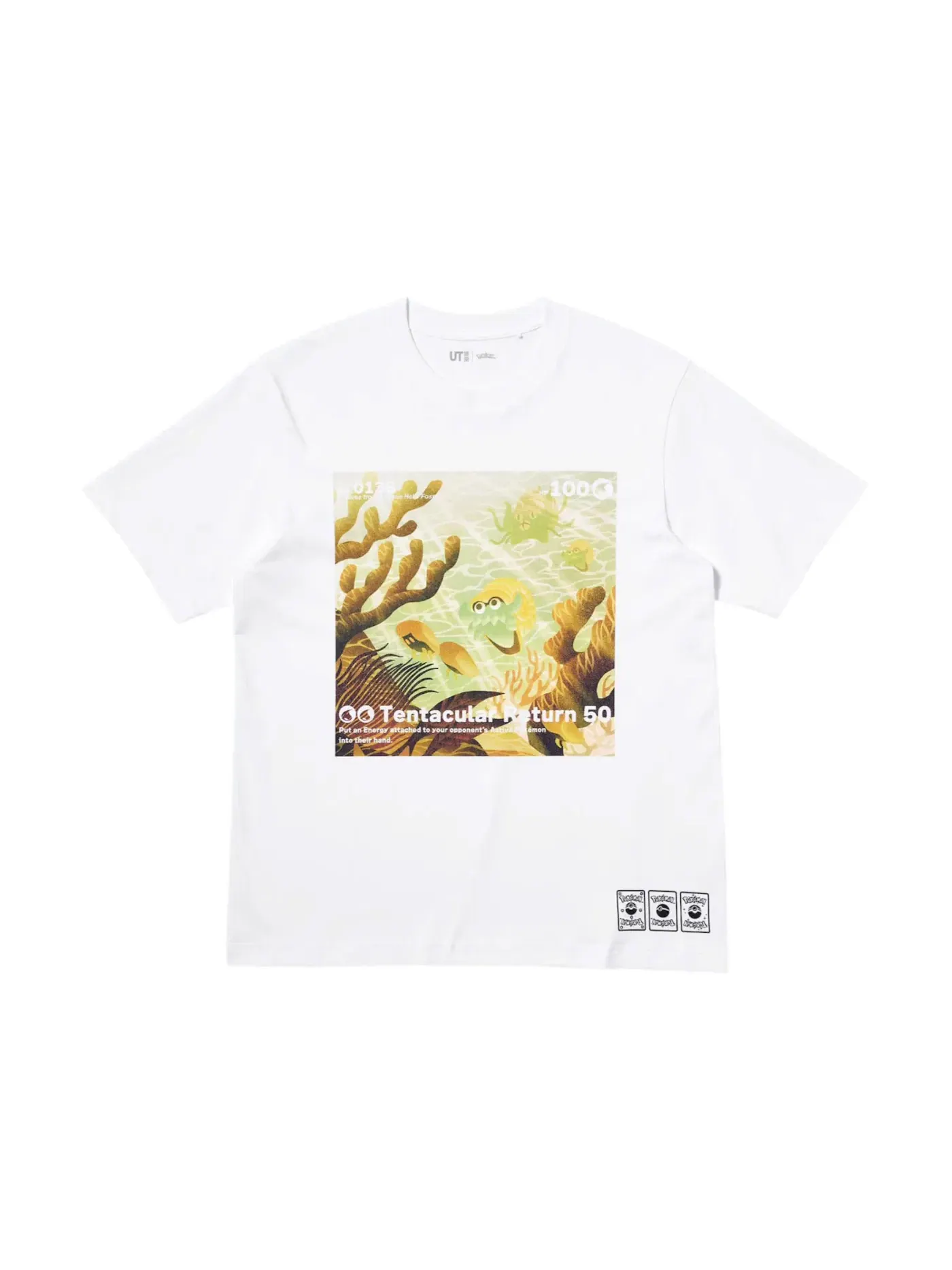 Футболка с принтом Uniqlo x Pokemon UT Graphic T-Shirt — изображение 1 из 1, белый