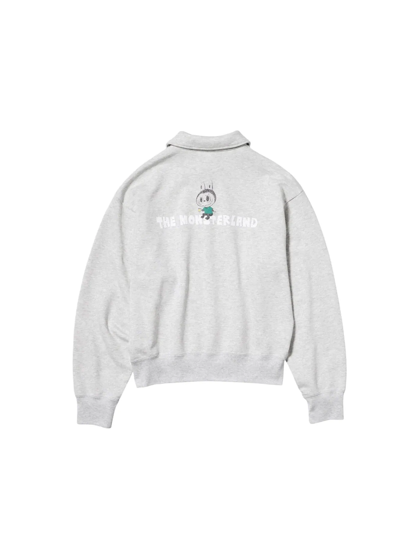 Женский свитшот на молнии Uniqlo x POP MART THE MONSTERS — изображение 2 из 2, серый