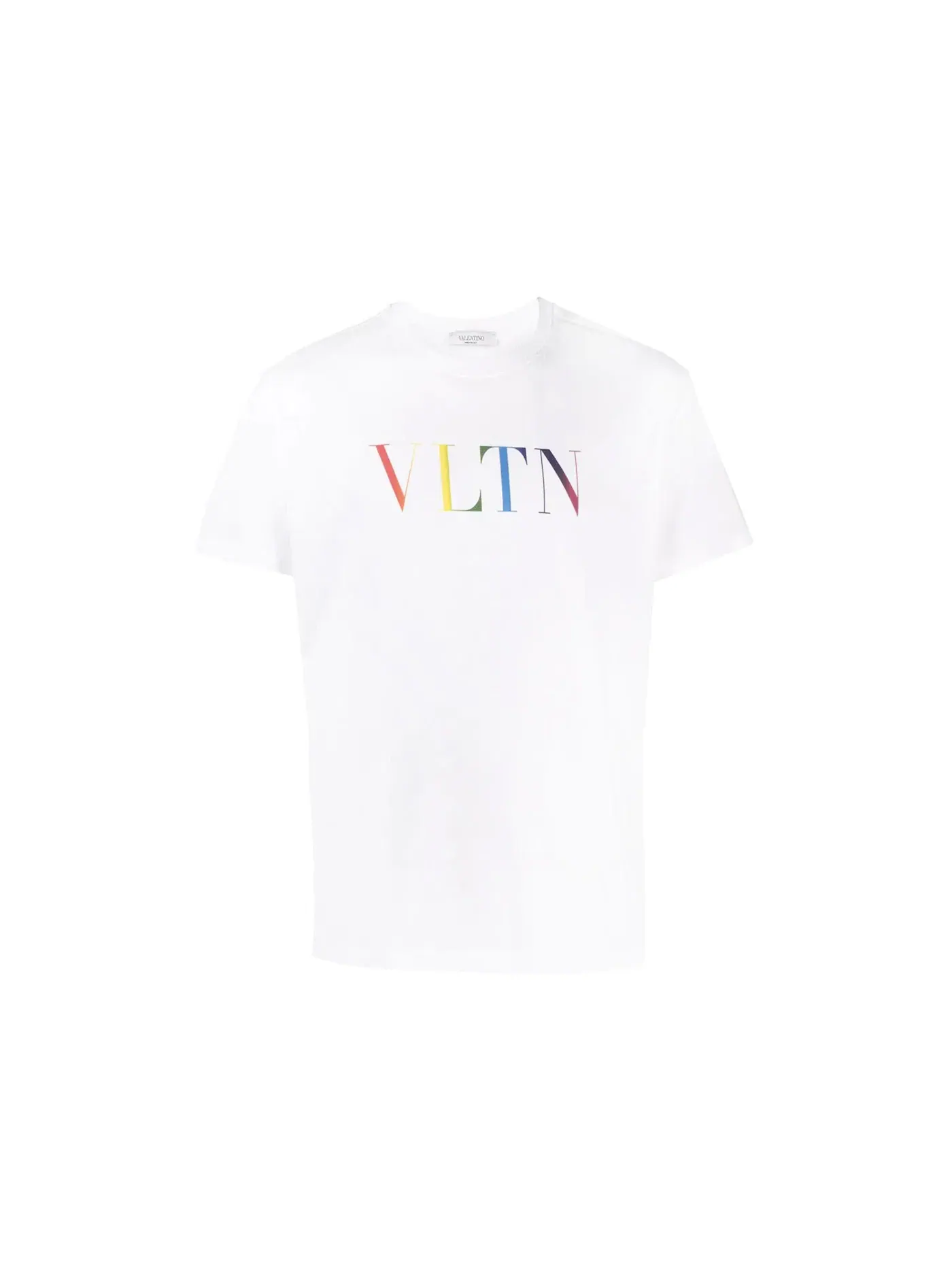 Мужская футболка с принтом Valentino VLTN Print T-shirt — изображение 1 из 1, белый/мульти
