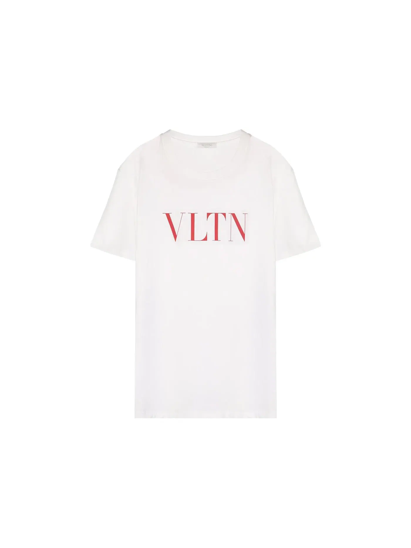 Мужская футболка с принтом Valentino VLTN — изображение 1 из 1, белый/красный