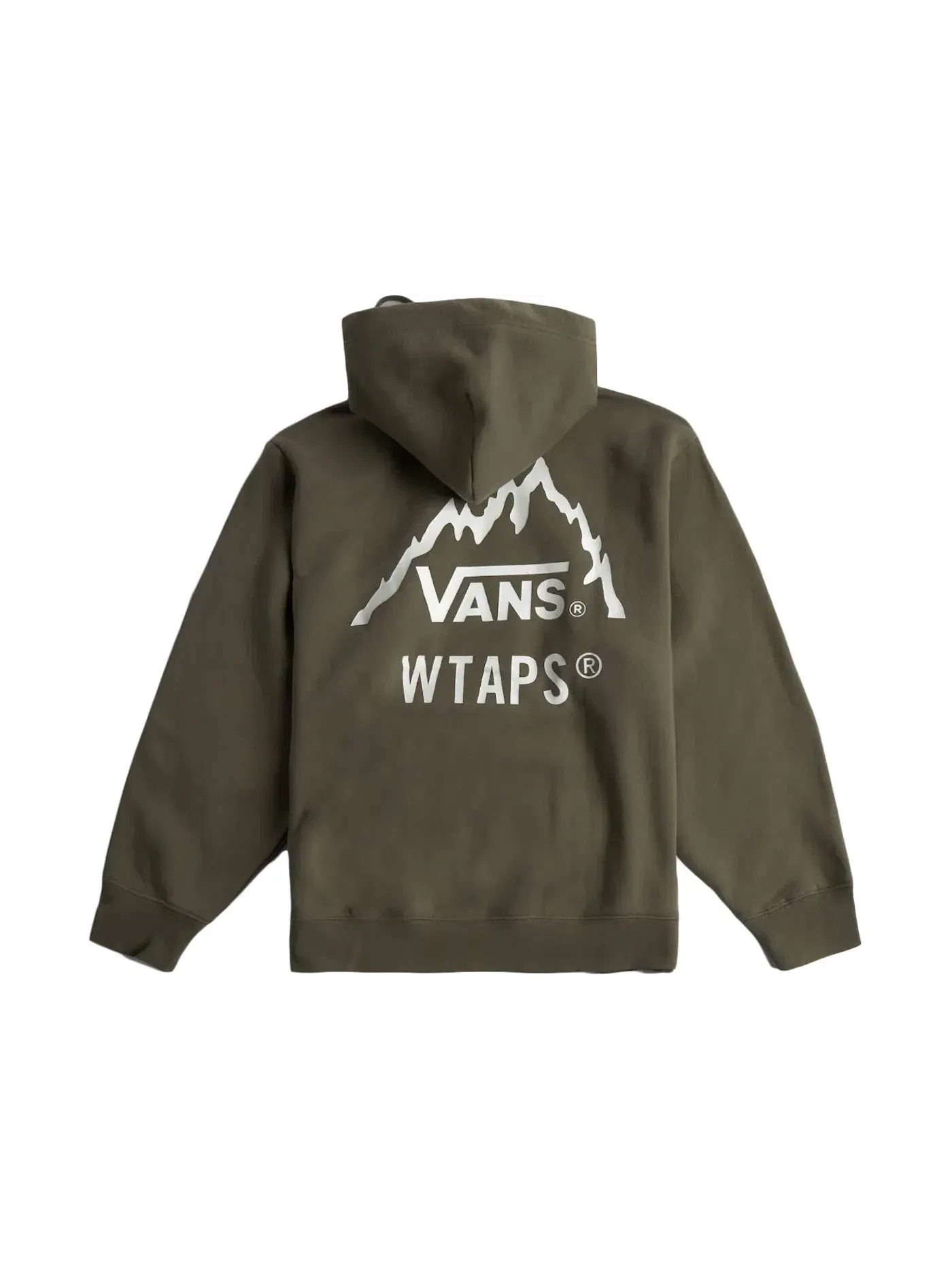 Мужской худи с длинным рукавом Hoodie Vans — изображение 1 из 2, оливковый
