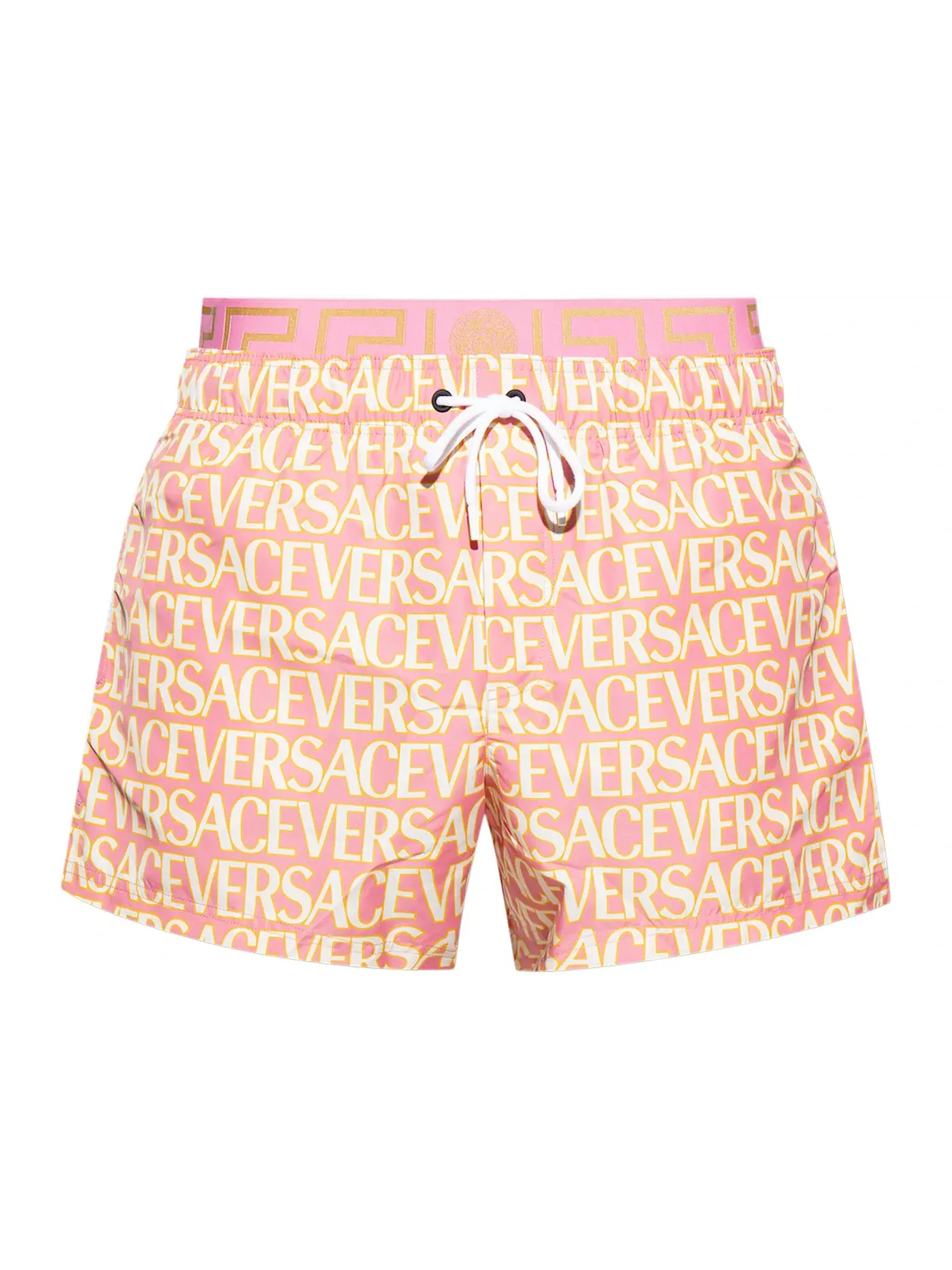Мужские плавки с принтом Versace — изображение 1 из 1, розовый