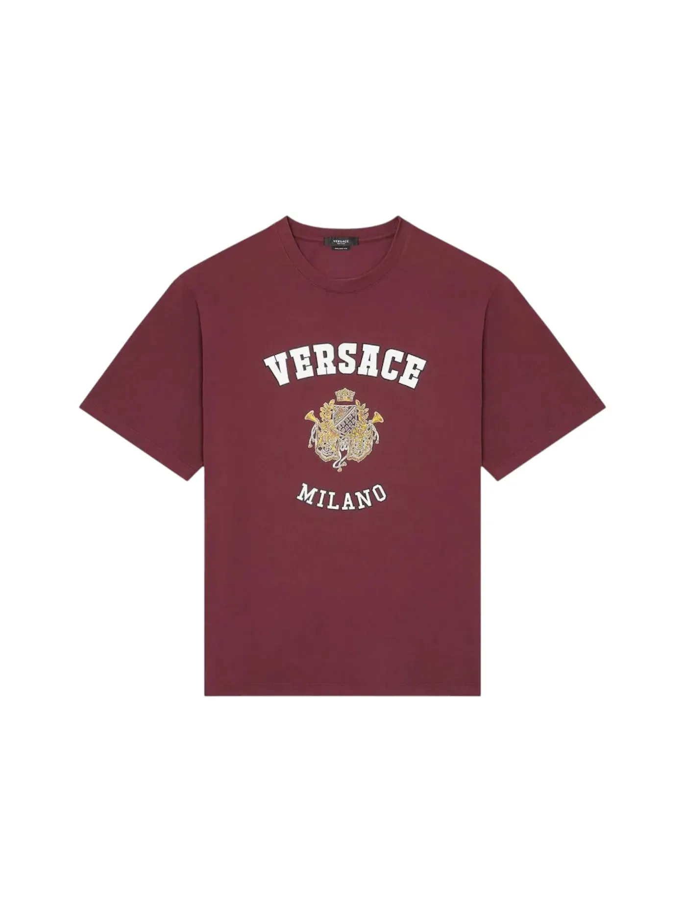Мужская футболка Milano College с принтом Versace — изображение 1 из 1, фиолетовый