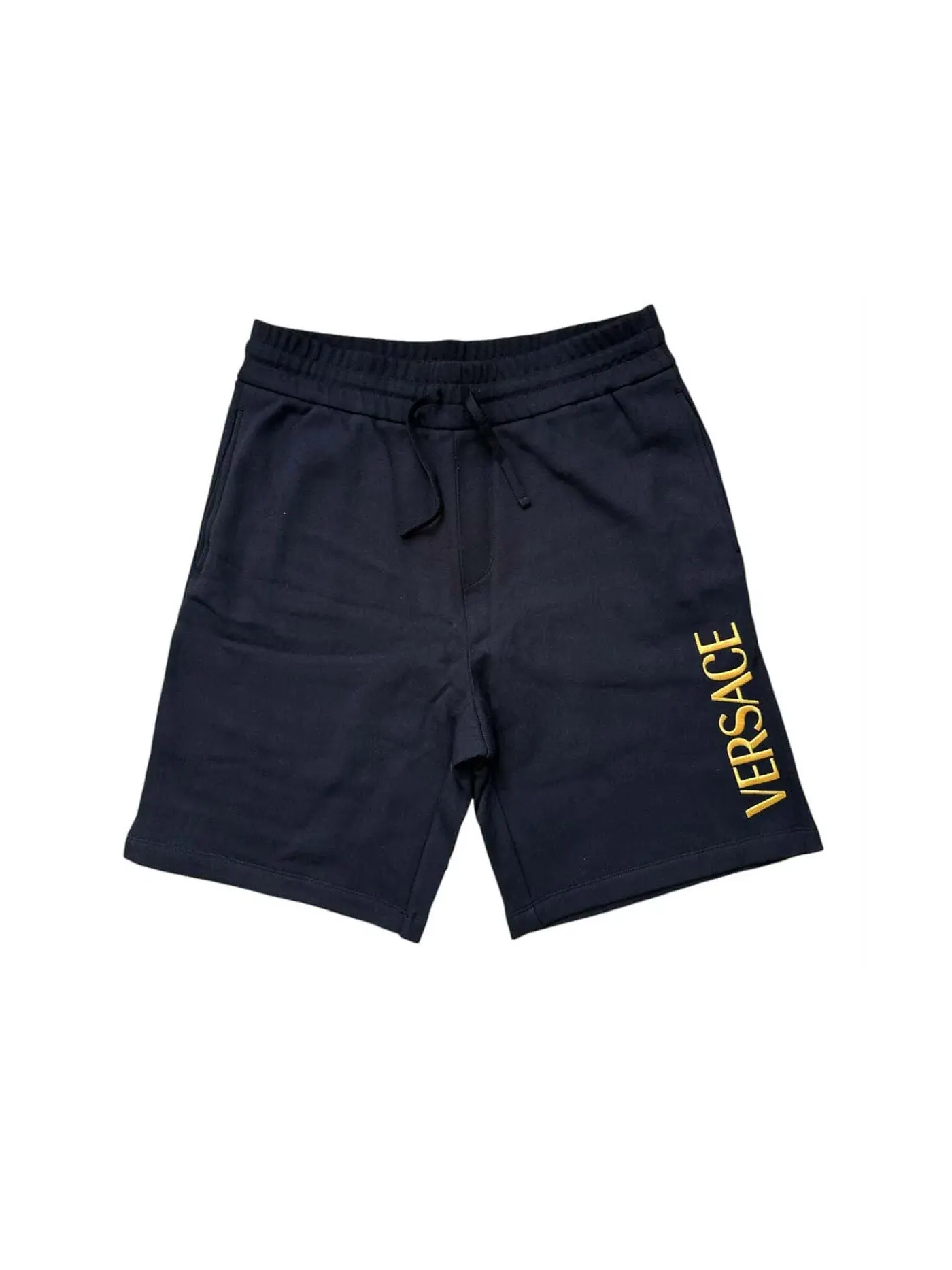 Мужские шорты с вышивкой Sweatshorts Versace — изображение 1 из 1, черный