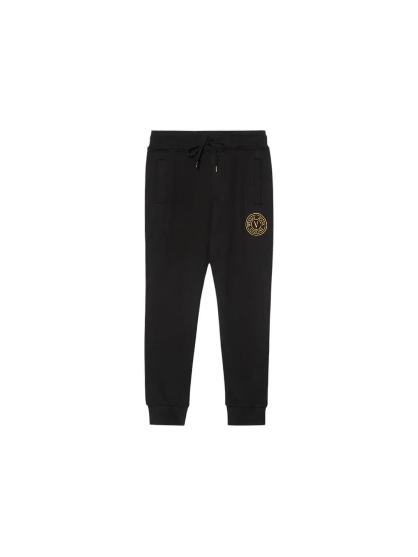 Мужские спортивные штаны с логотипом Versace Jeans Couture — изображение 1 из 1, черный