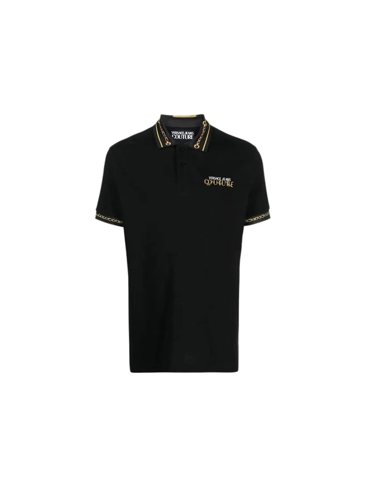 Мужское поло Versace Polo — изображение 1 из 1, черный
