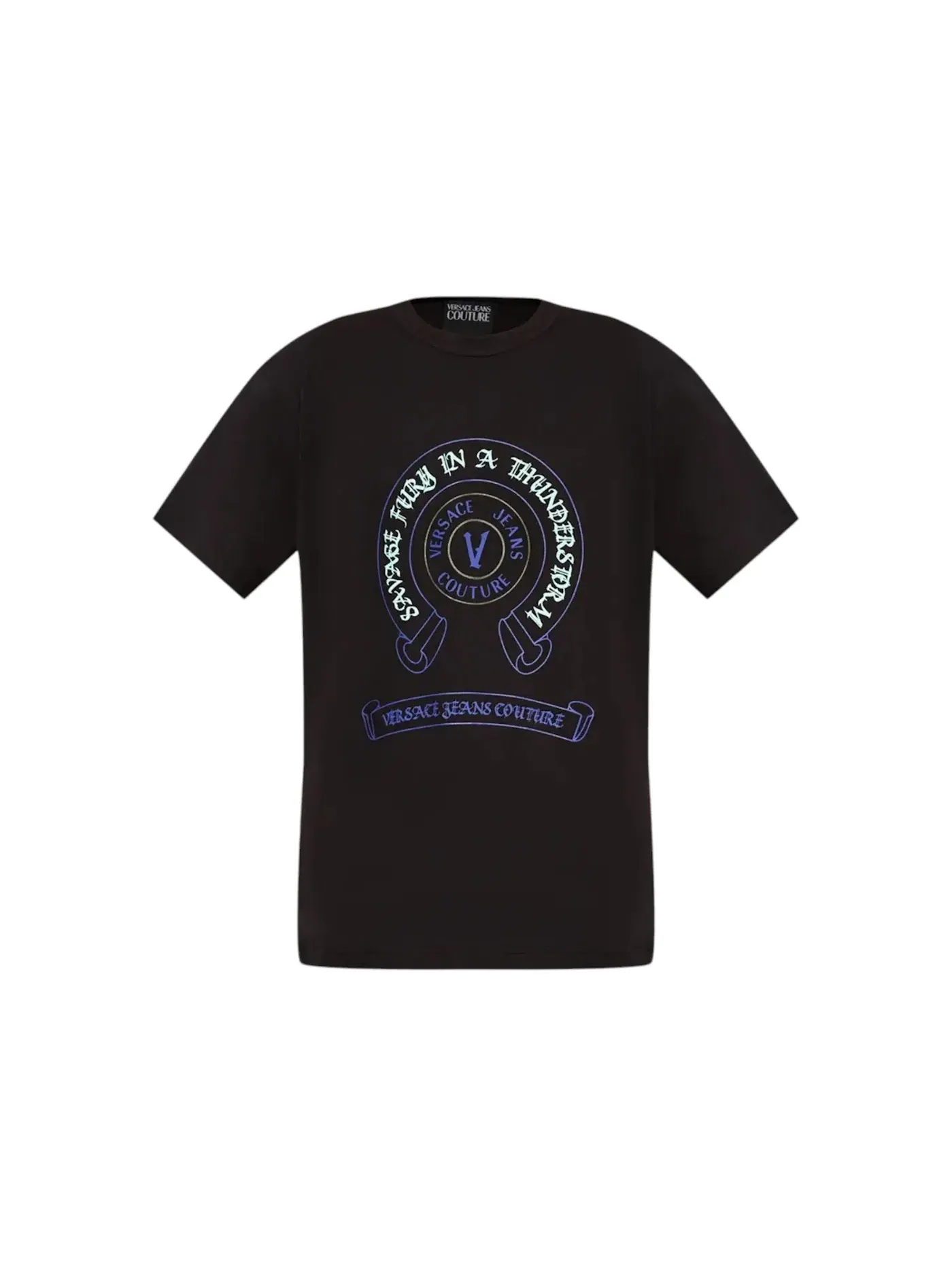 Мужская футболка с коротким рукавом Versace Jeans Couture T-shirt — изображение 1 из 1, черный