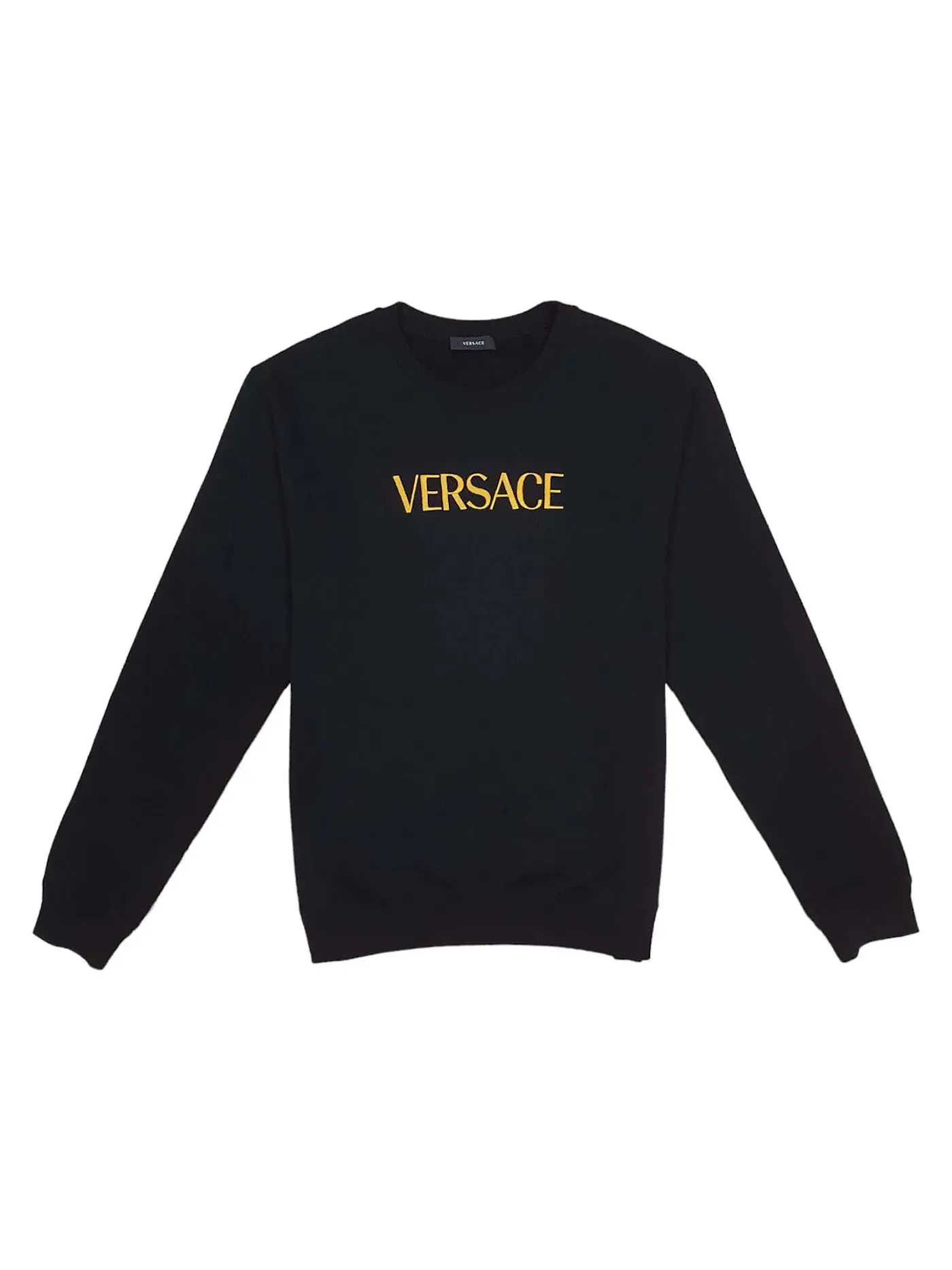 Мужской свитшот с принтом Versace Sweatshirt — изображение 1 из 1, черный