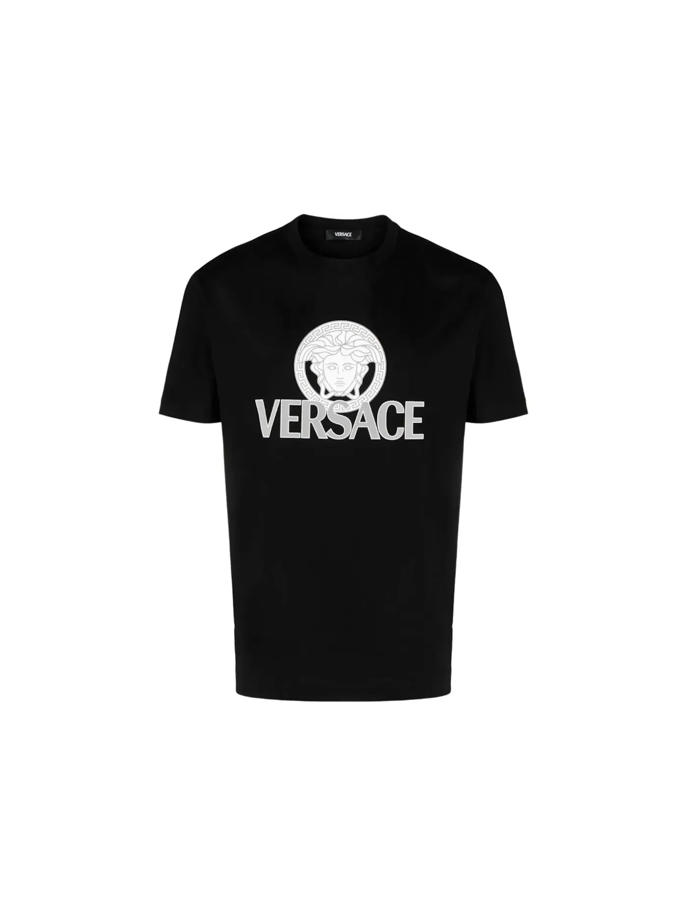 Мужская футболка с принтом Medusa Logo Versace — изображение 1 из 1, черный