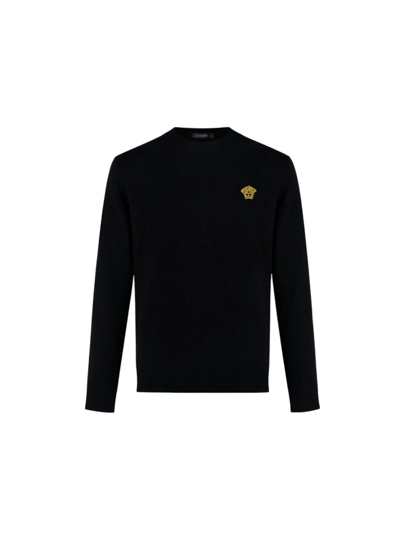 Мужской свитер с принтом Versace Sweater — изображение 1 из 1, черный
