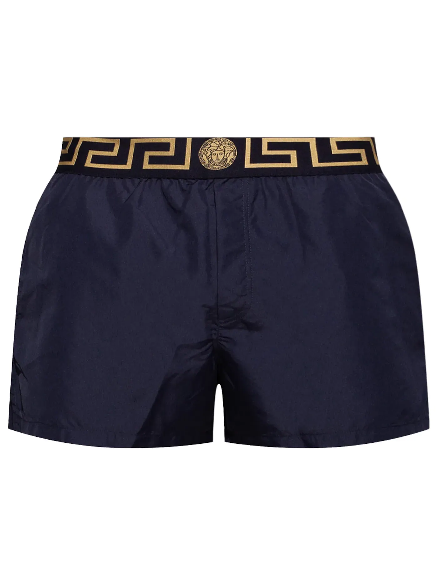 Мужские плавки с принтом Swim Shorts Versace — изображение 1 из 1, темно-синий