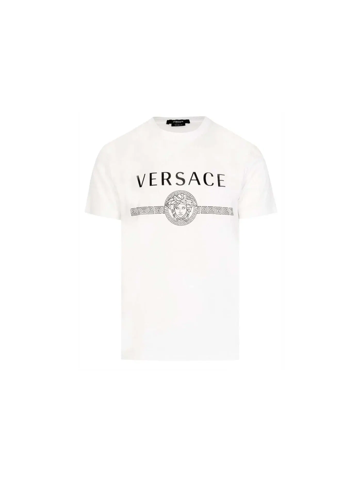 Мужская футболка с принтом Versace T-Shirt — изображение 1 из 1, белый/черный
