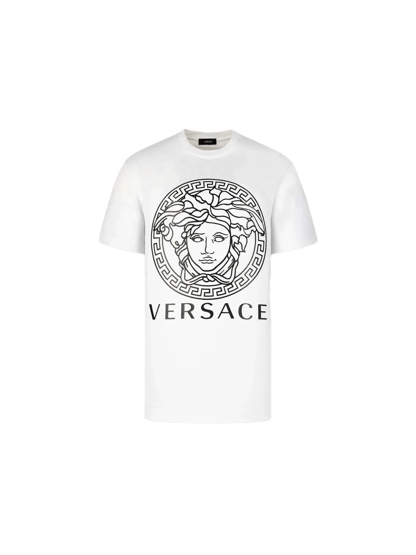Мужская футболка с принтом Medusa Logo Versace — изображение 1 из 1, белый