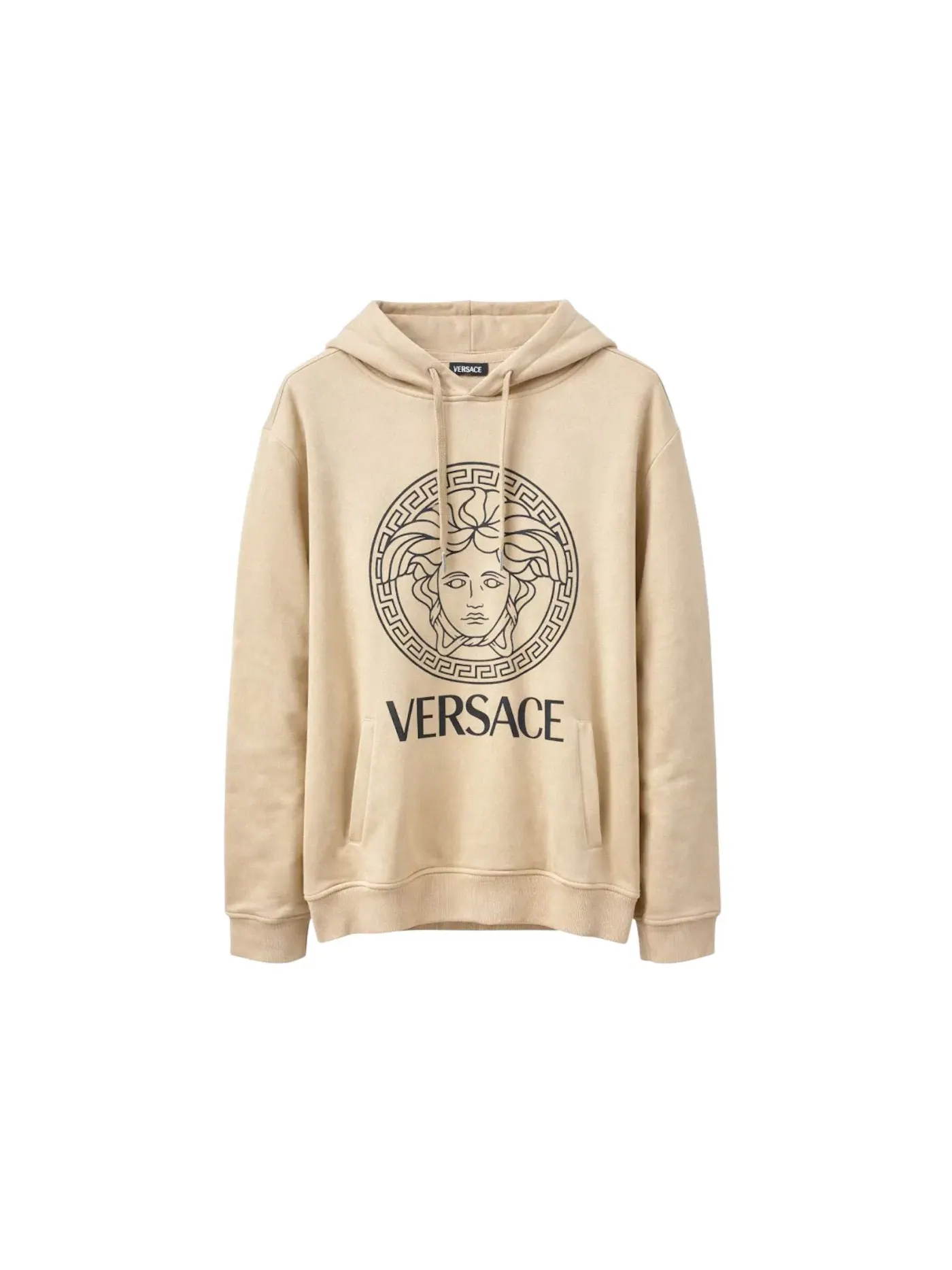 Мужская худи Versace Modern Medusa Hoodie — изображение 1 из 2, коричневый