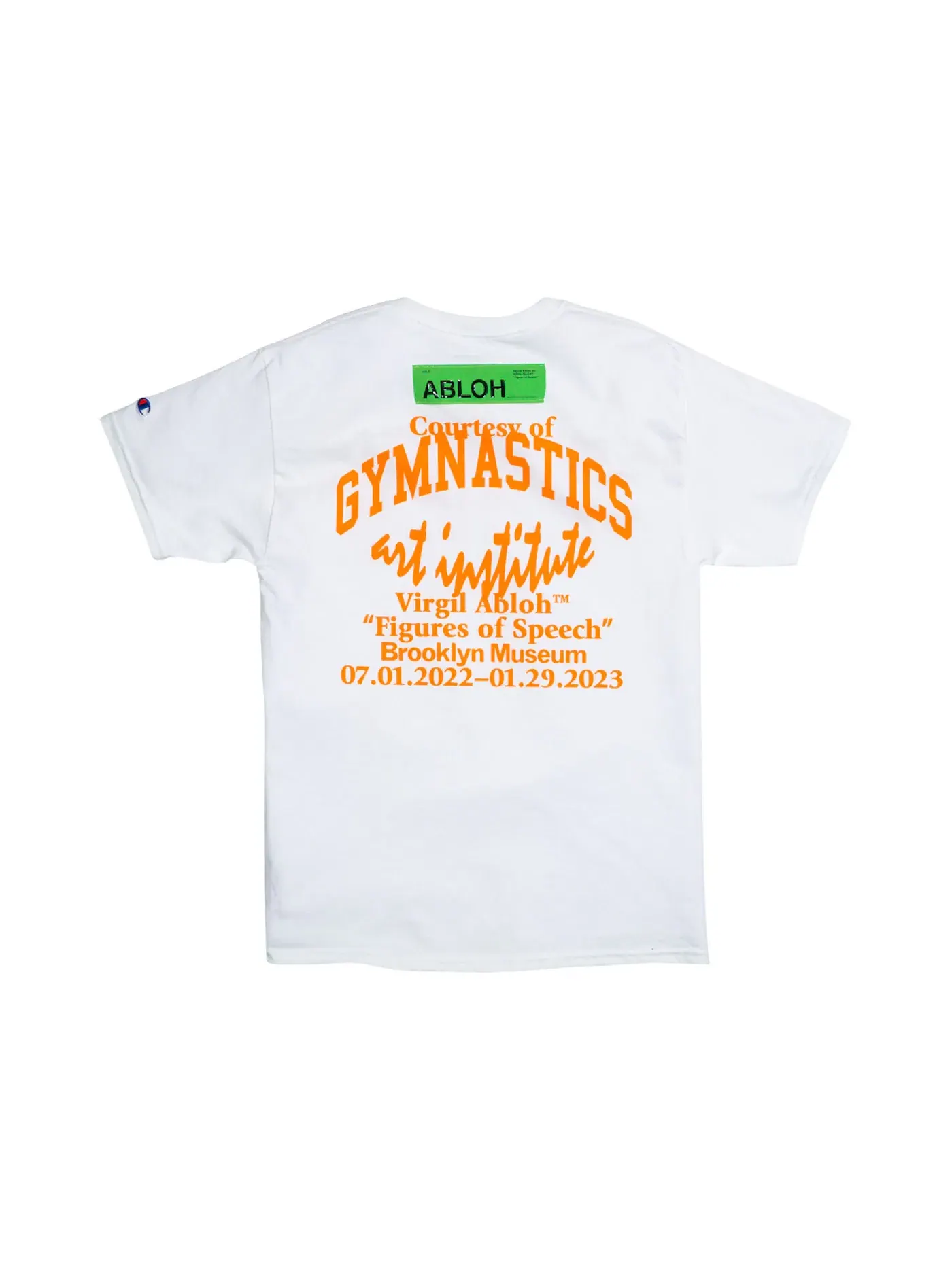Мужская футболка с принтом T-shirt Virgil Abloh — изображение 2 из 2, белый