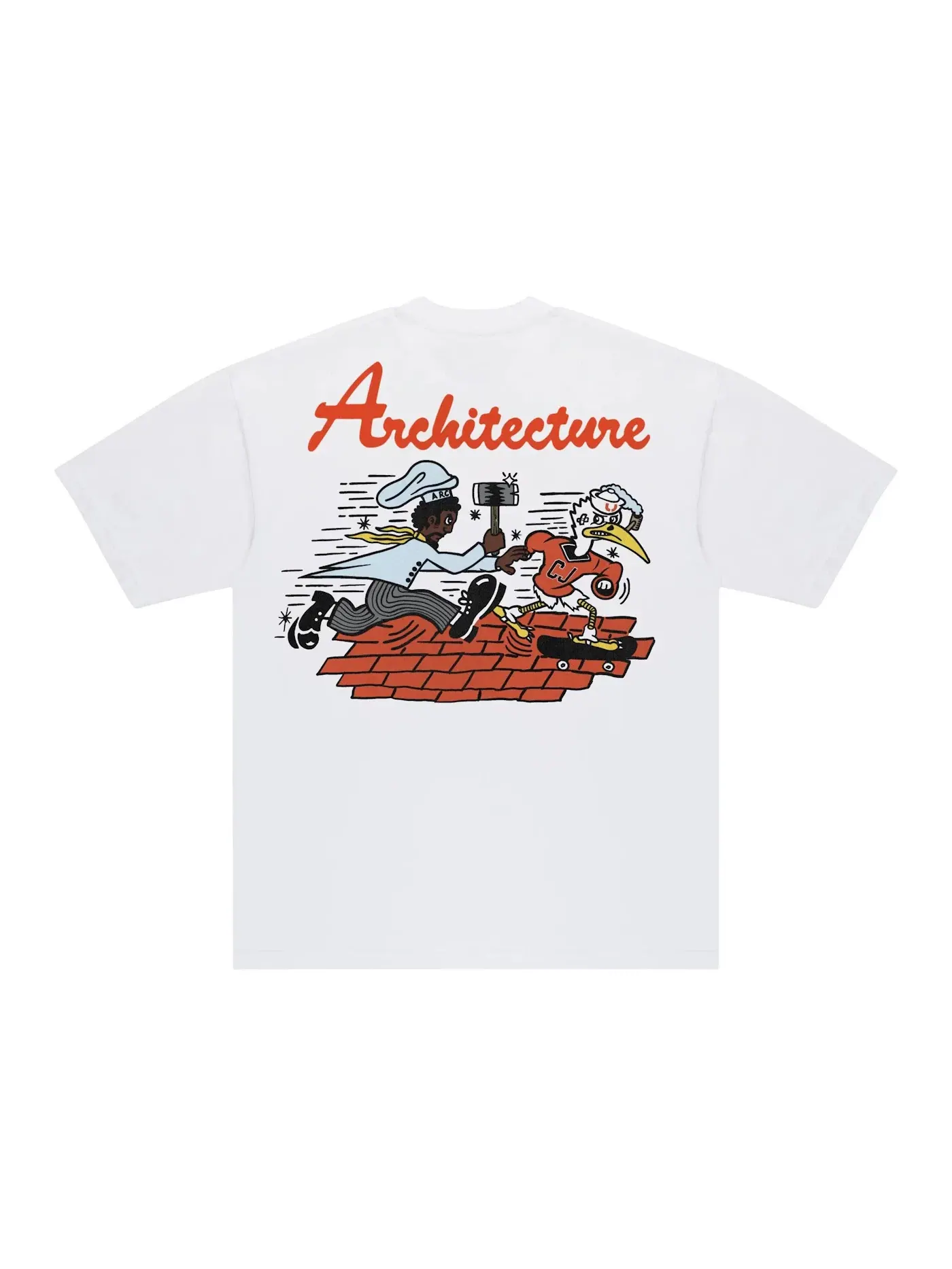 Мужская футболка с принтом Cactus Jack x ARCH Chef Tee Virgil Abloh