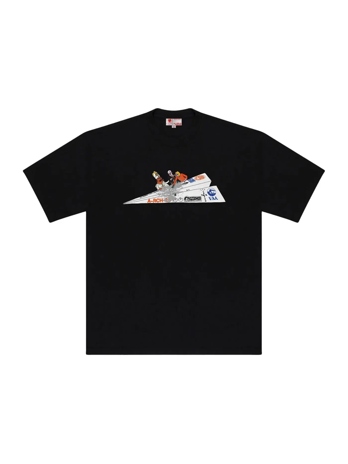 Мужская футболка с принтом Virgil Abloh Cactus Jack x ARCH Paper Plane Tee