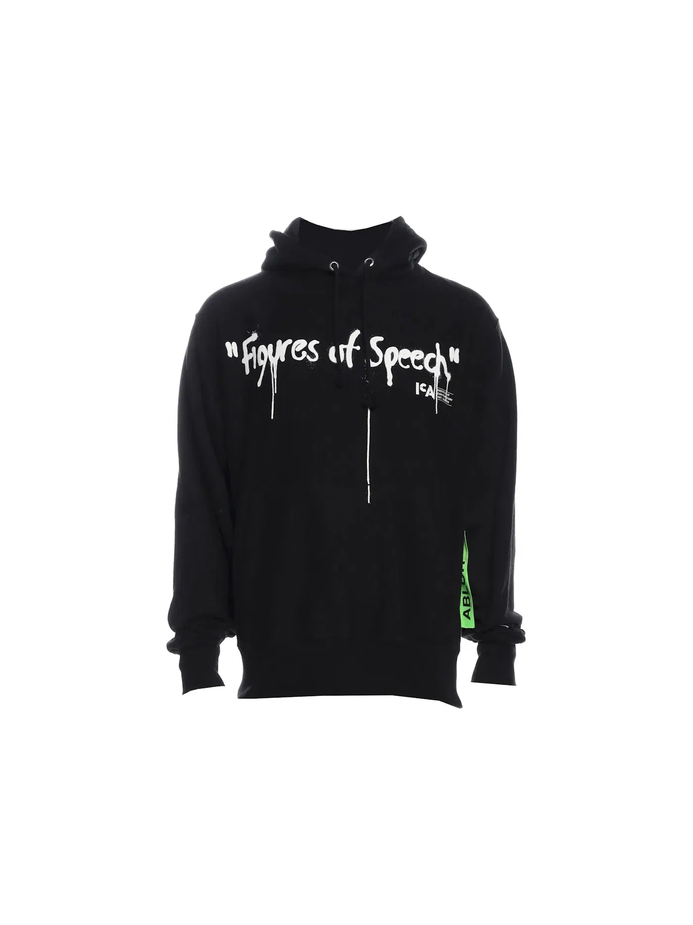 Мужская худи с принтом Grim Reaper Virgil Abloh — изображение 2 из 3, черный