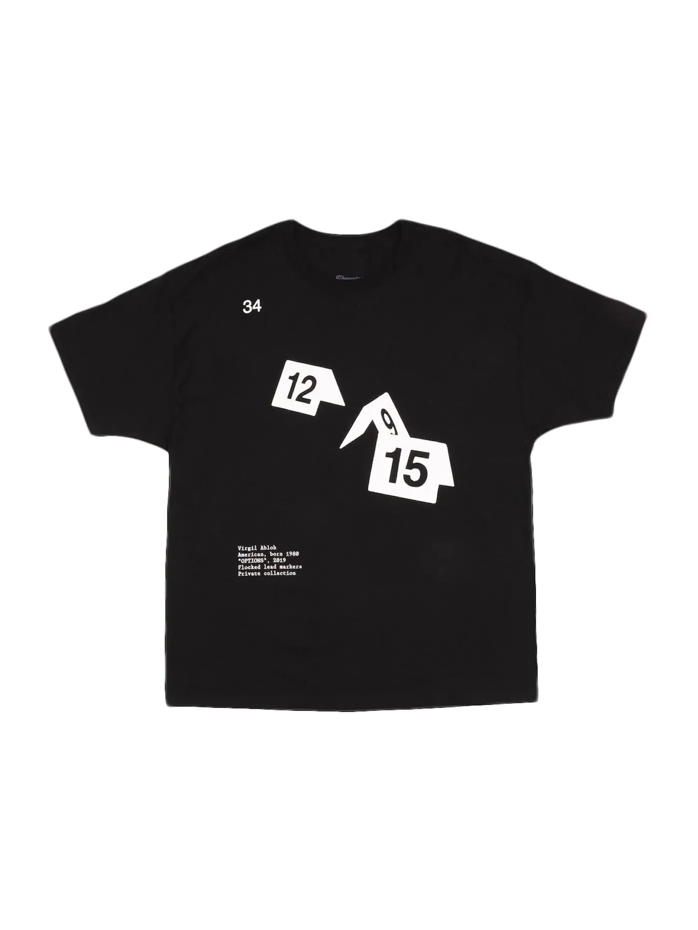 Мужская футболка с принтом Virgil Abloh ICA Options