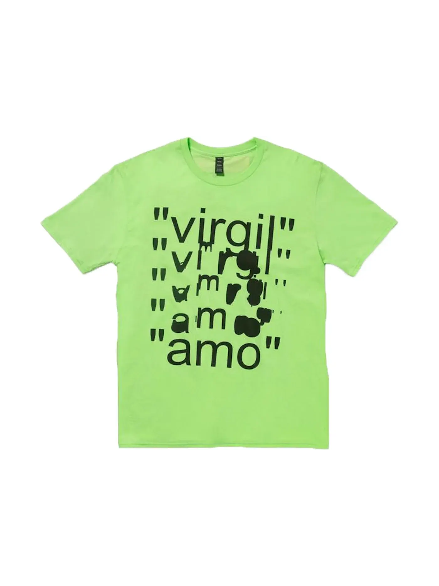 Мужская футболка с принтом Virgil Abloh x MCA Figures of Speech Amo Tee