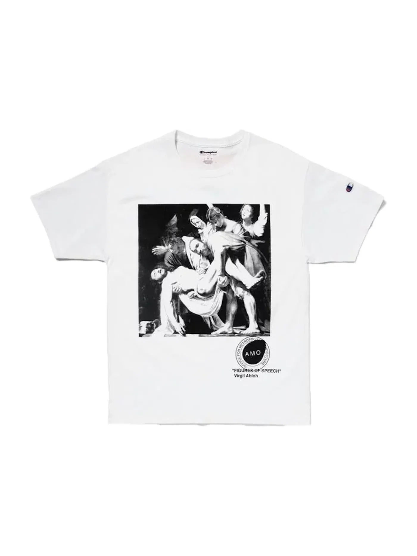 Мужская футболка с принтом Virgil Abloh x MCA Figures of Speech Pyrex Caravaggio Tee