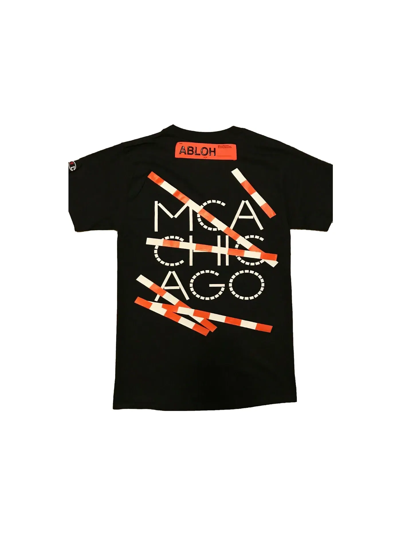 Мужская футболка с принтом Virgil Abloh Tee Virgil Abloh — изображение 2 из 2, черный