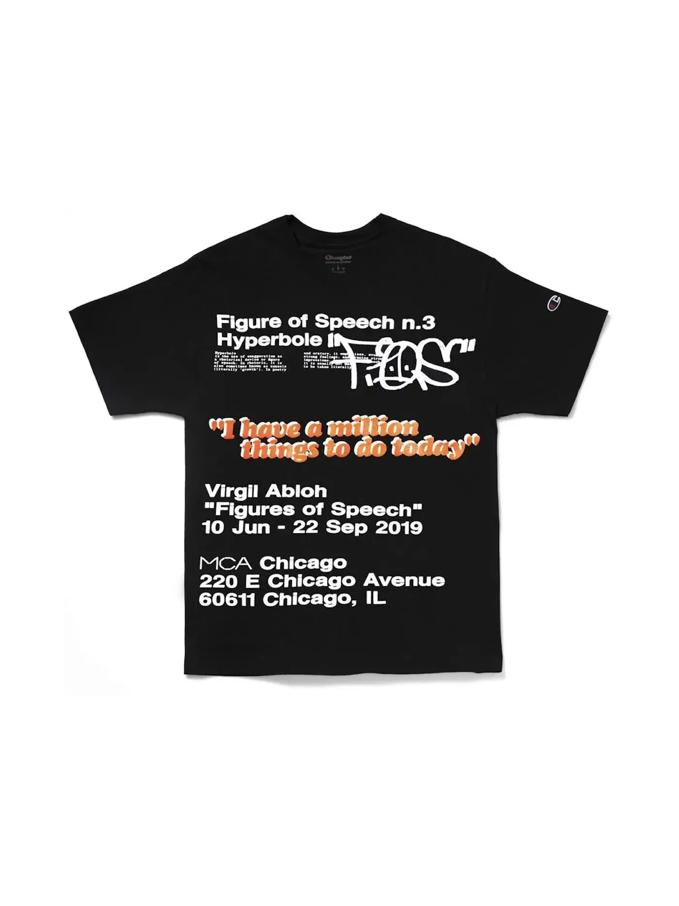 Мужская футболка с принтом Million Things Tee Virgil Abloh