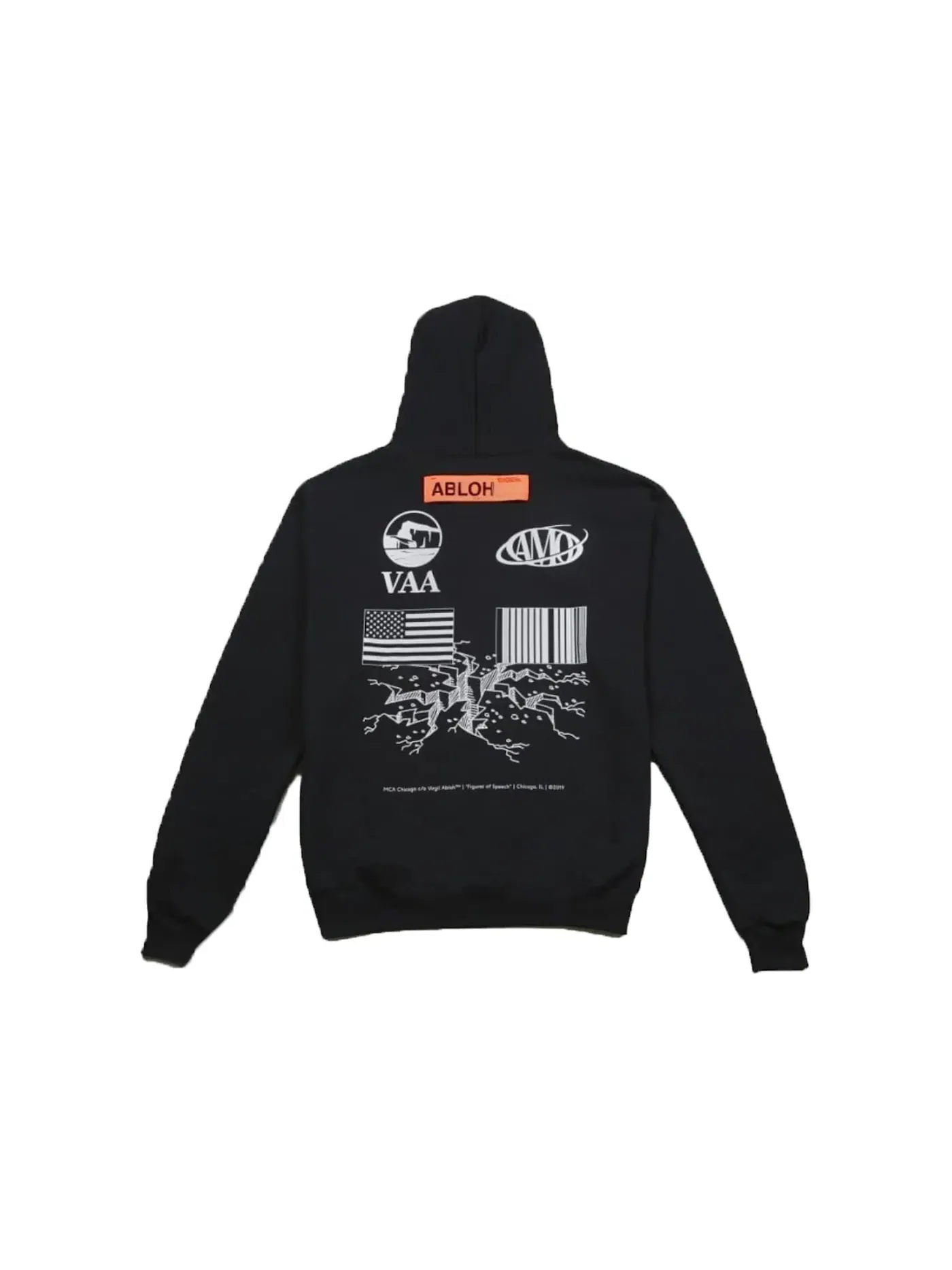 Мужская худи Hyperbole Hoodie Virgil Abloh — изображение 2 из 2, черный