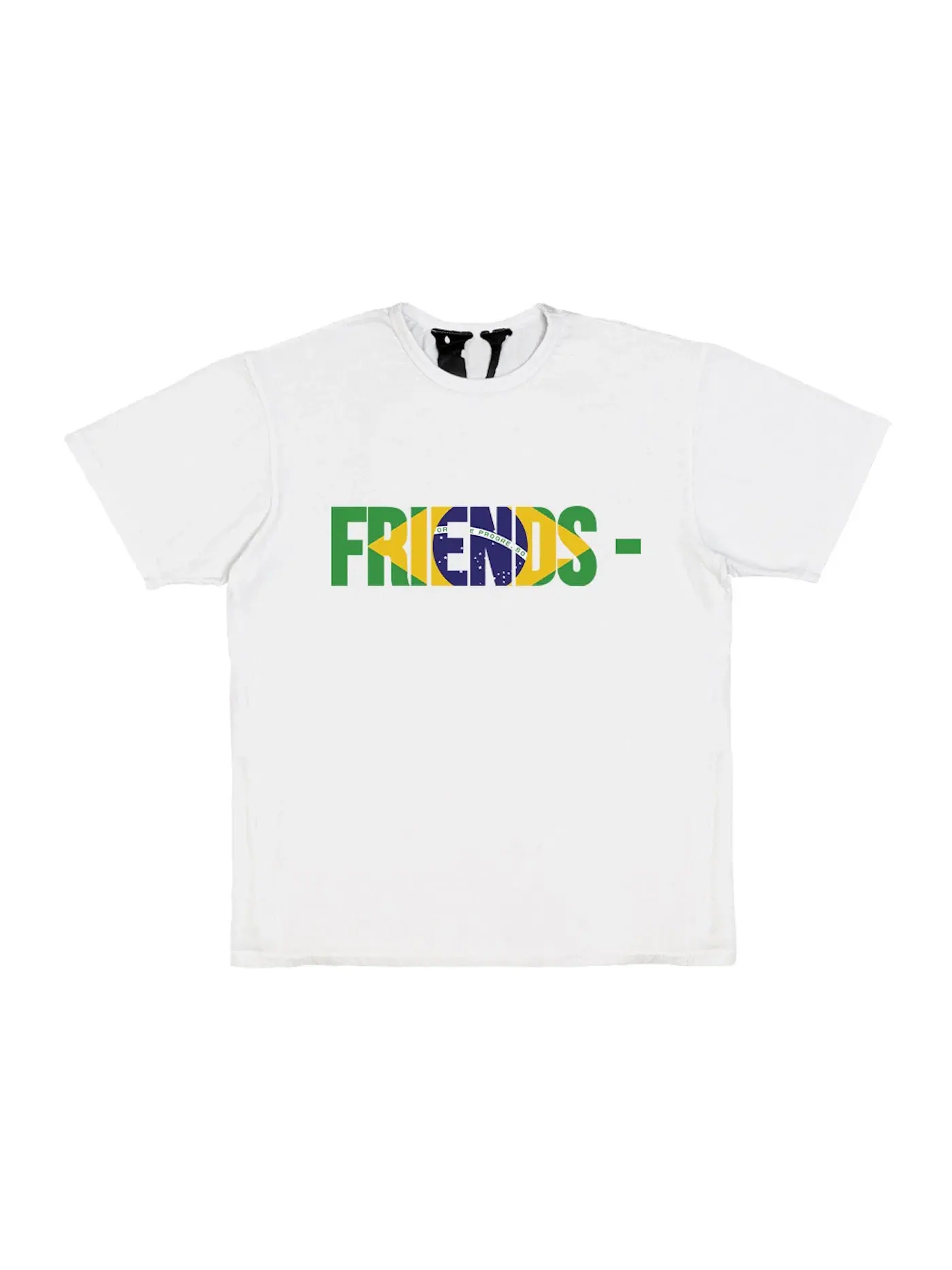Мужская футболка с принтом Friends Bra Vlone — изображение 1 из 2, белый