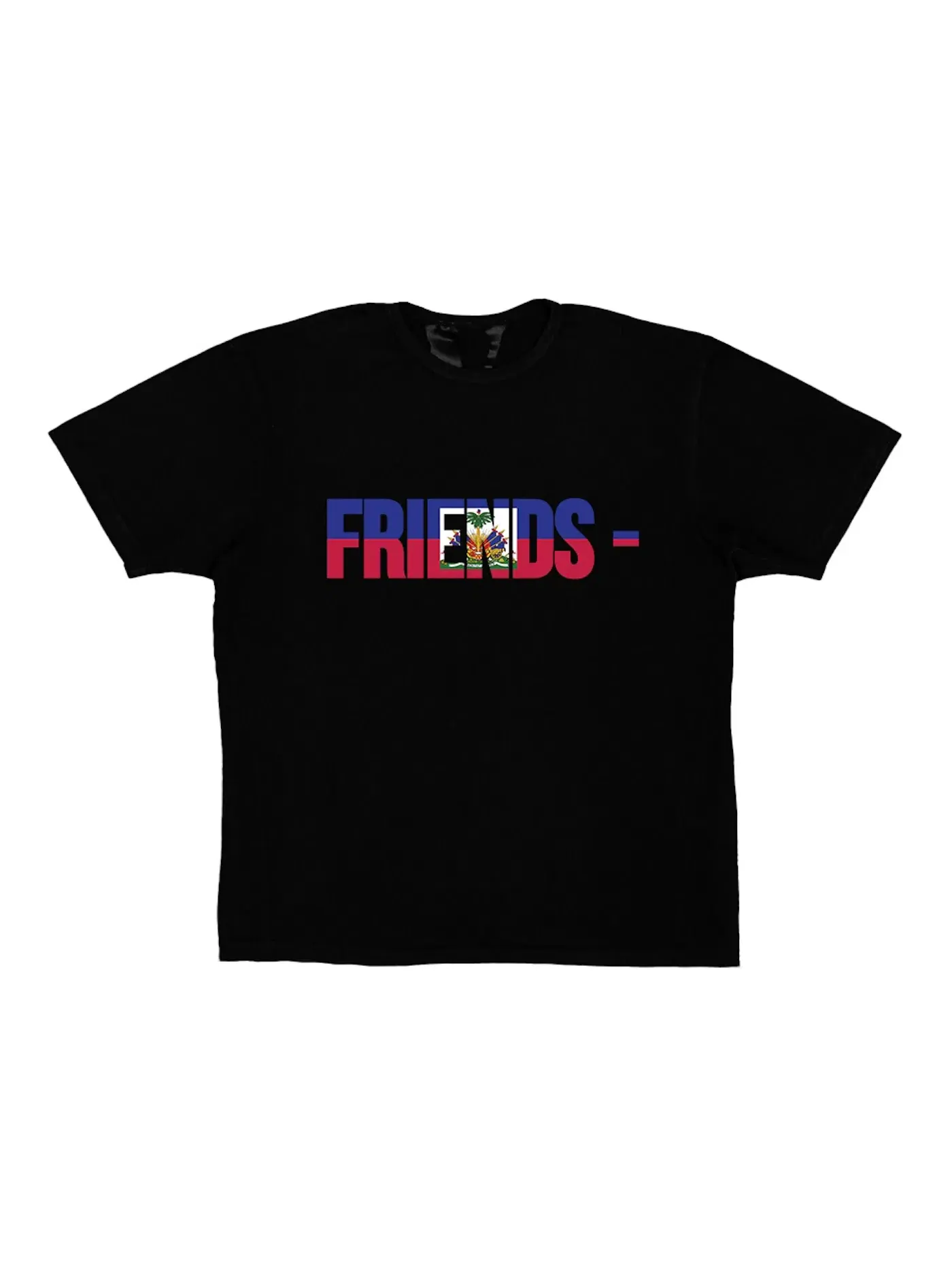 Мужская футболка с принтом Vlone Friends HTI Vlone — изображение 1 из 2, черный