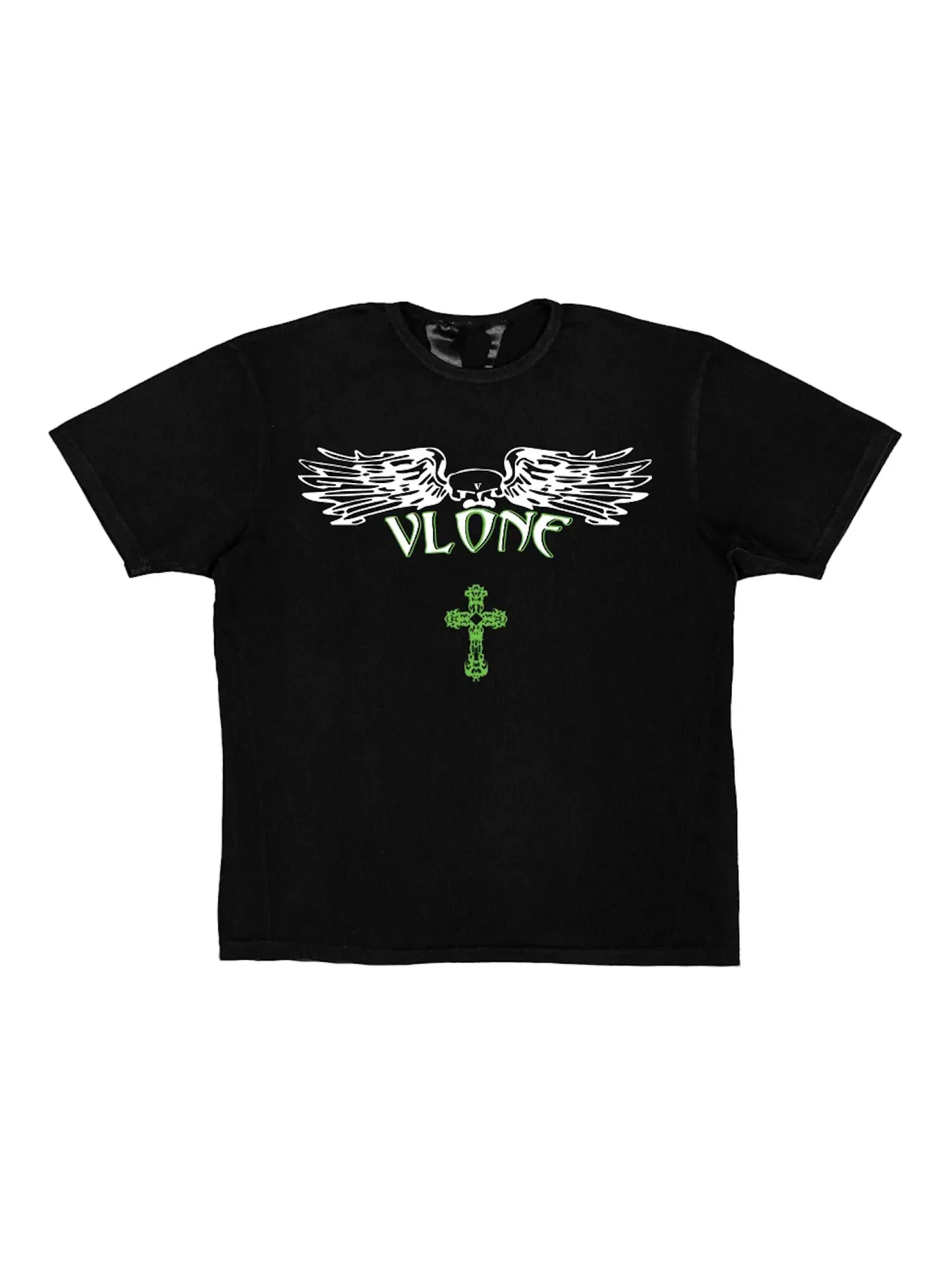 Мужская футболка с принтом Vlone — изображение 1 из 2, черный