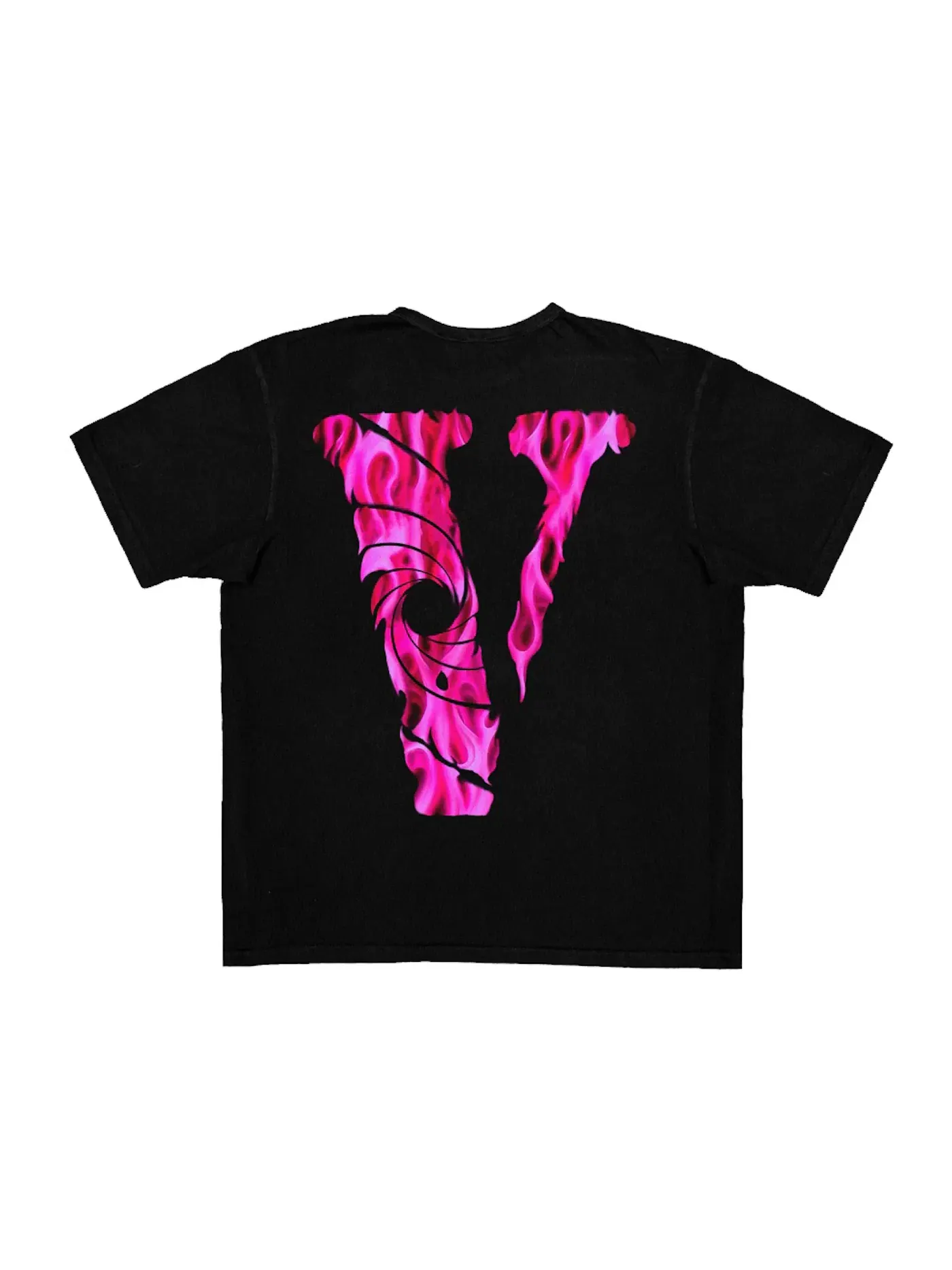 Мужская футболка с принтом Vlone Vice City — изображение 2 из 2, черный