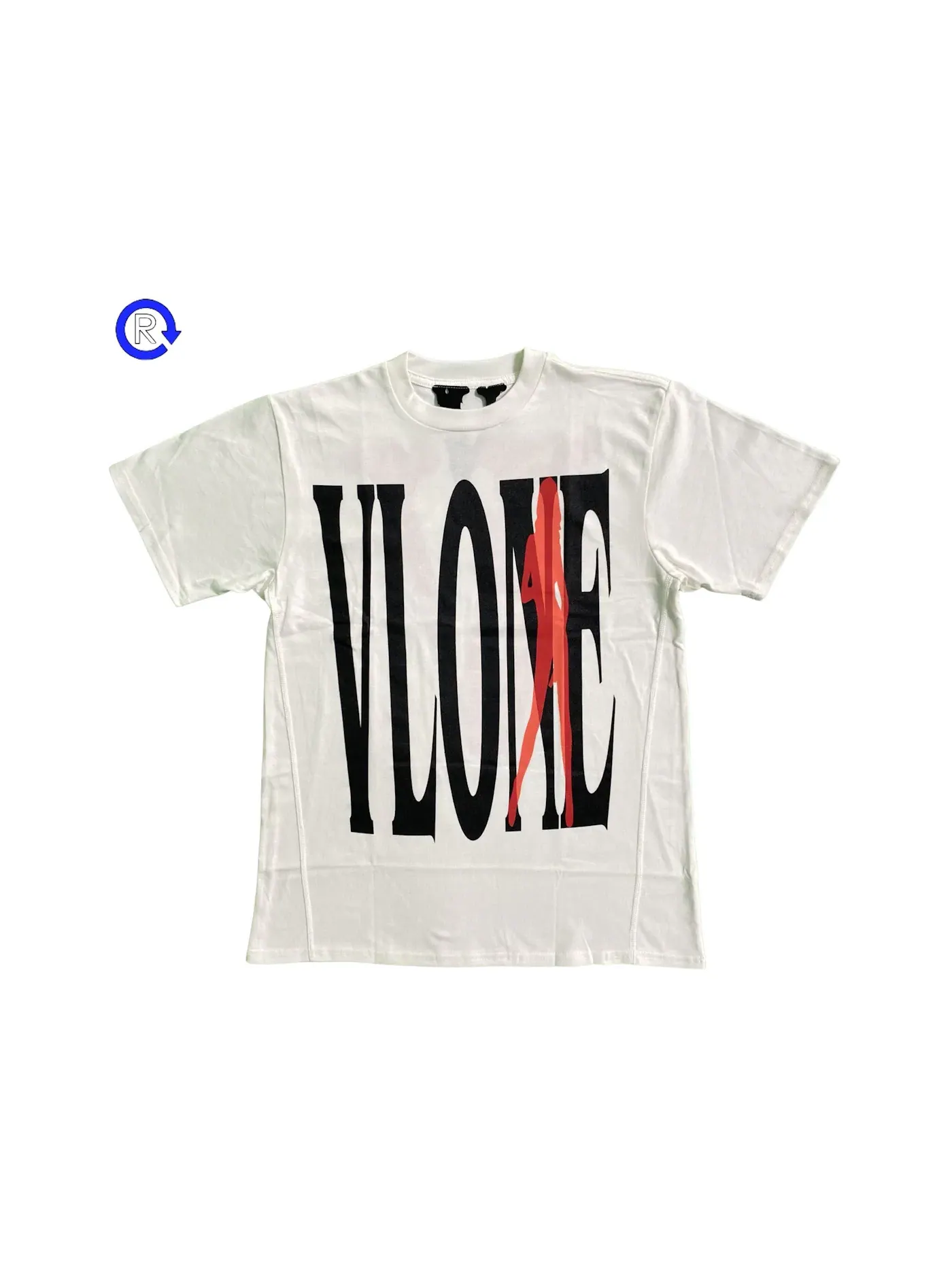 Мужская футболка с принтом Vlone Vice City Tee — изображение 1 из 1, белый