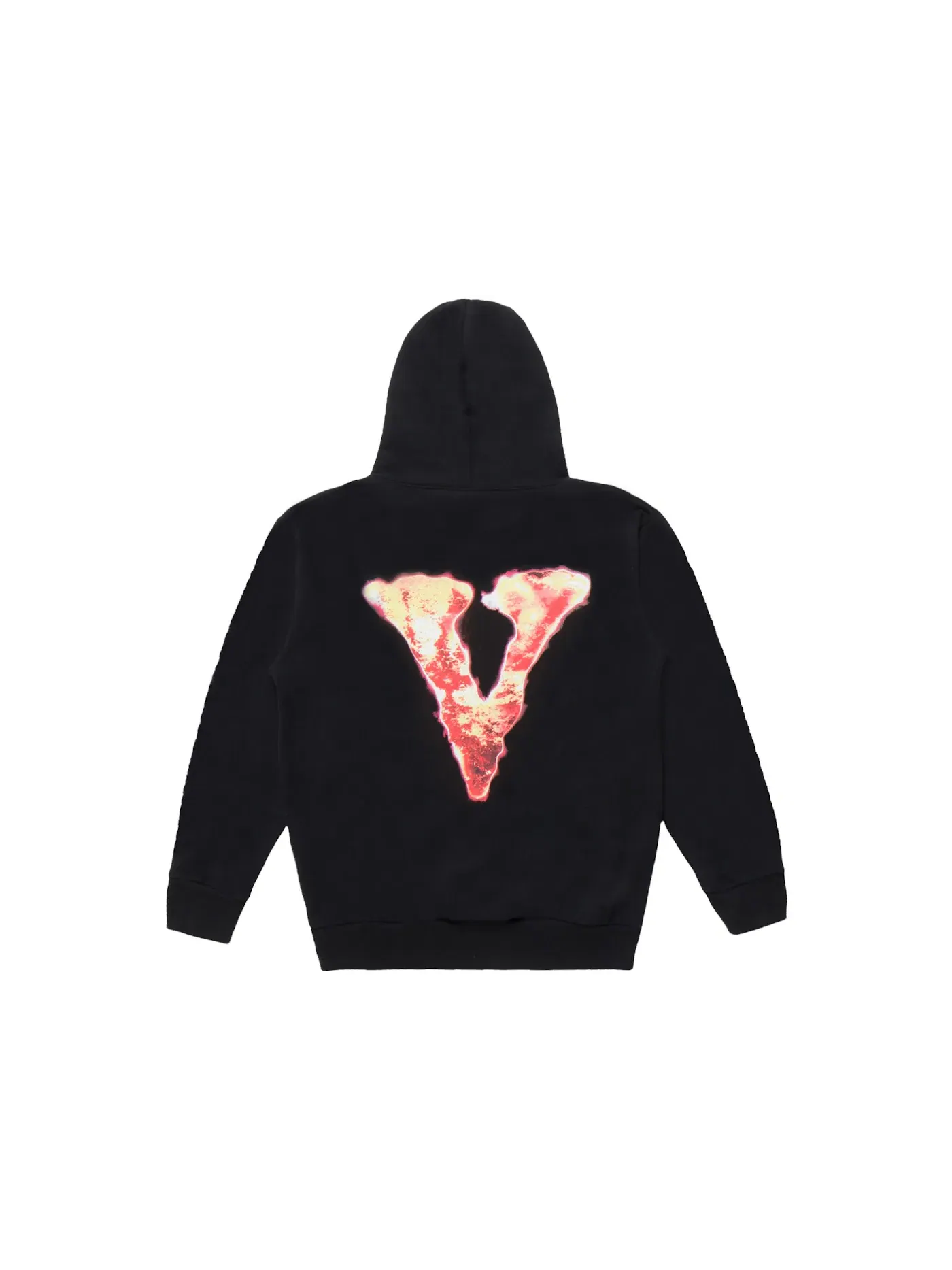 Мужской свитшот с принтом Juice Wrld x Vlone Demon Juice Wrld — изображение 2 из 2, черный