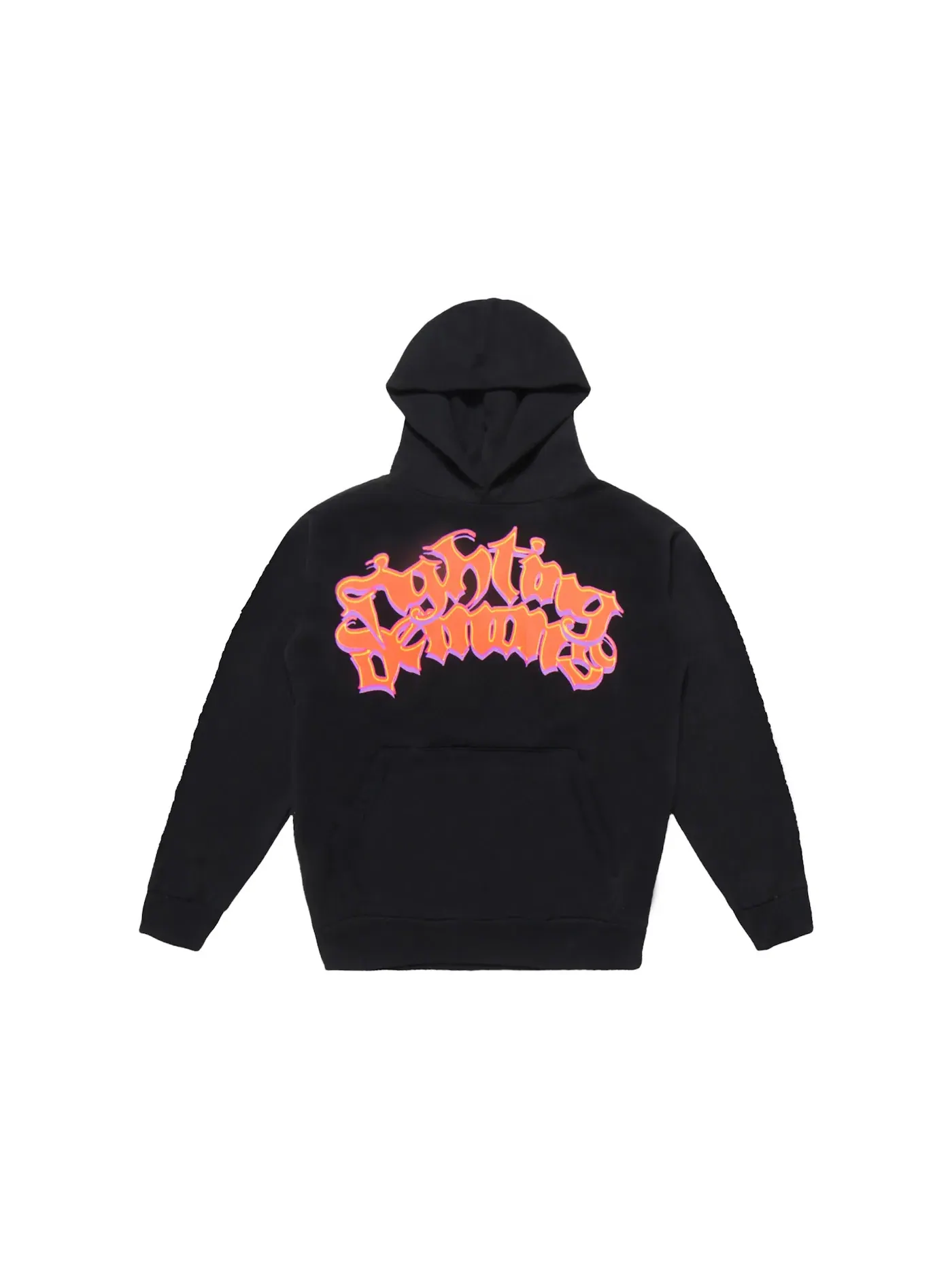 Мужской свитшот с принтом Juice Wrld x Vlone Neon Sweatshirt Juice Wrld — изображение 1 из 2, черный