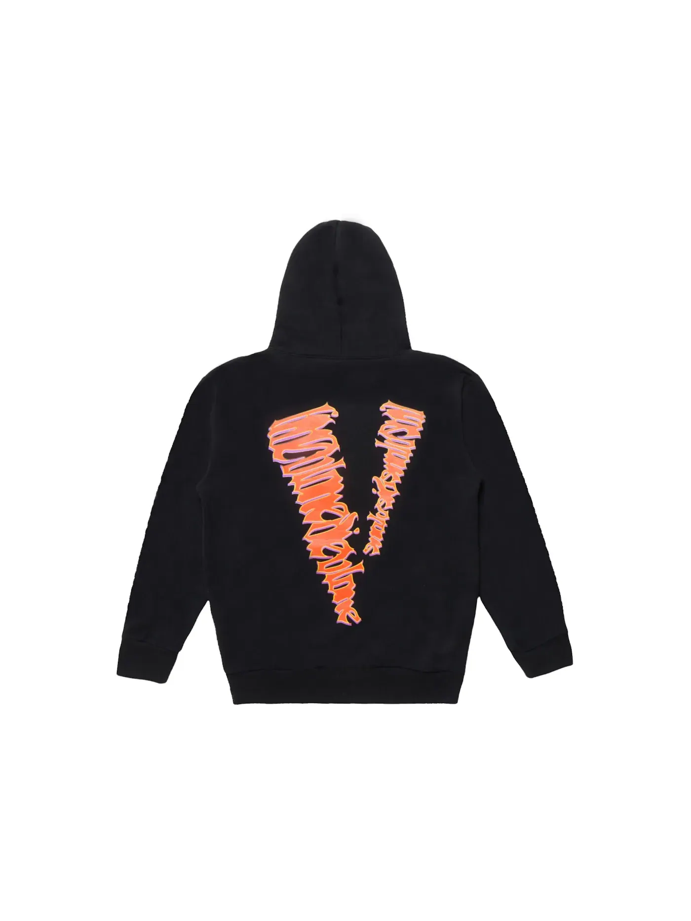 Мужской свитшот с принтом Juice Wrld x Vlone Neon Sweatshirt Juice Wrld — изображение 2 из 2, черный