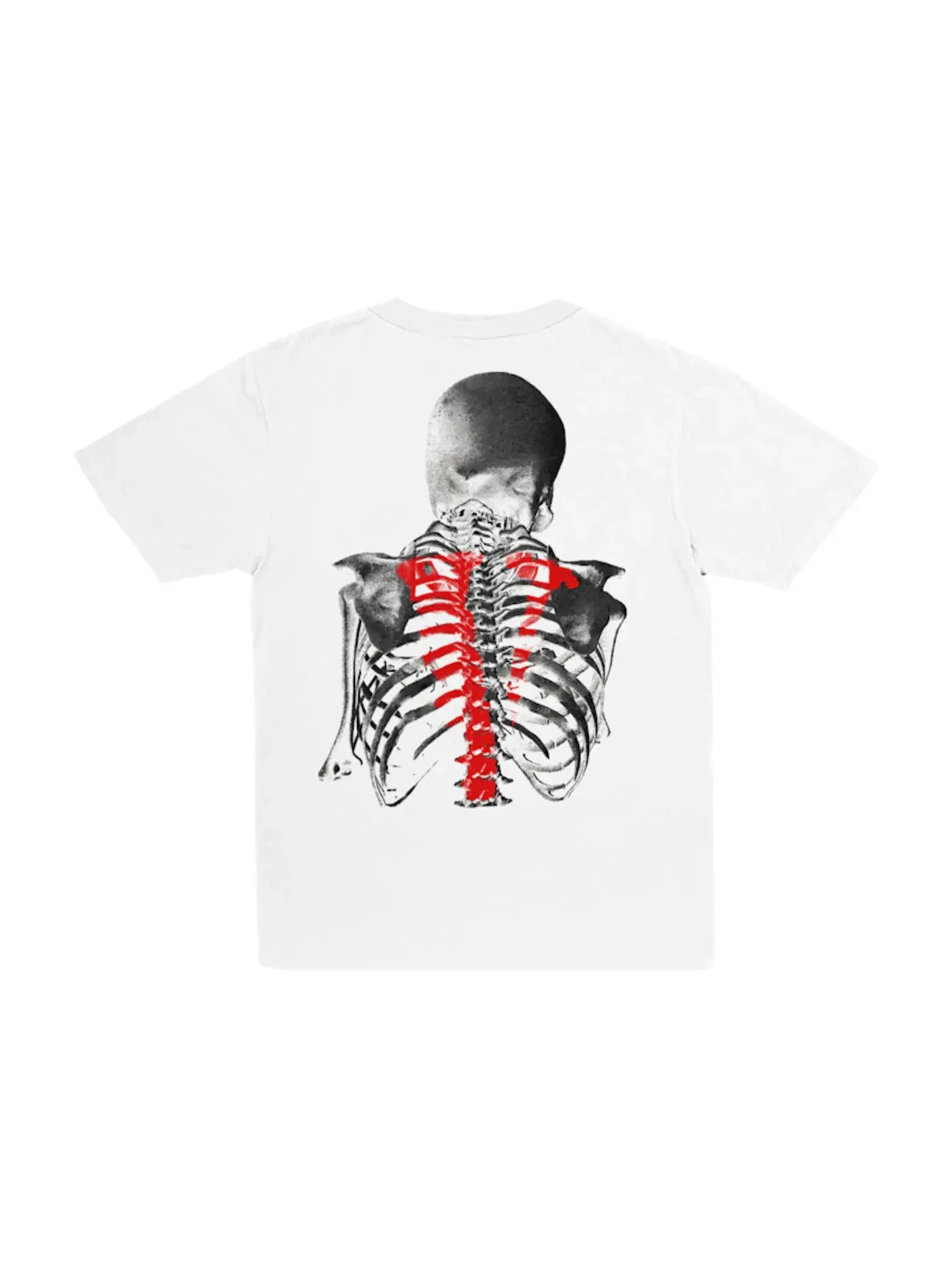 Мужская футболка с принтом Bones Vlone — изображение 1 из 2, белый