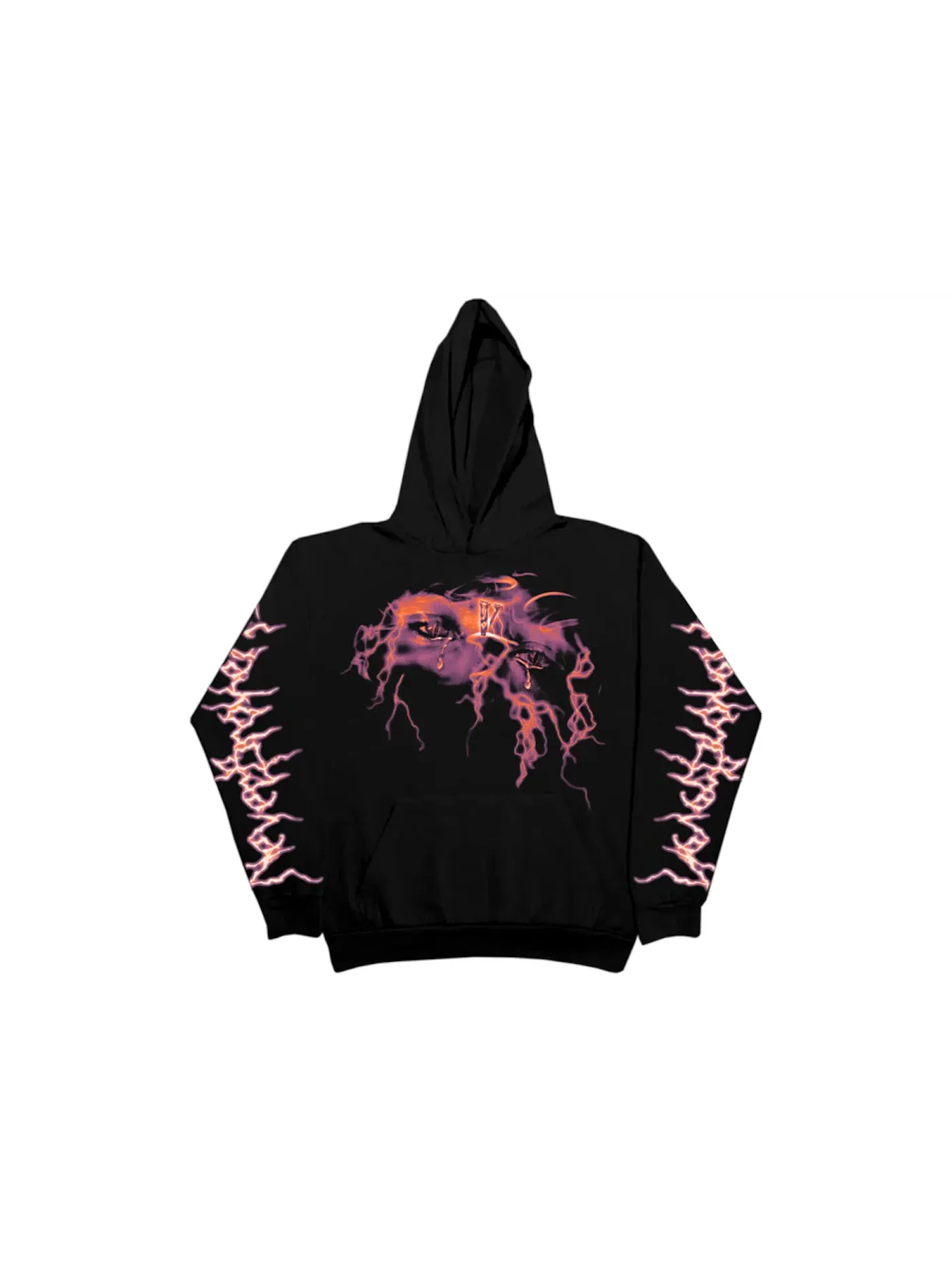 Мужская худи Eyes Hoodie Vlone — изображение 2 из 2, черный