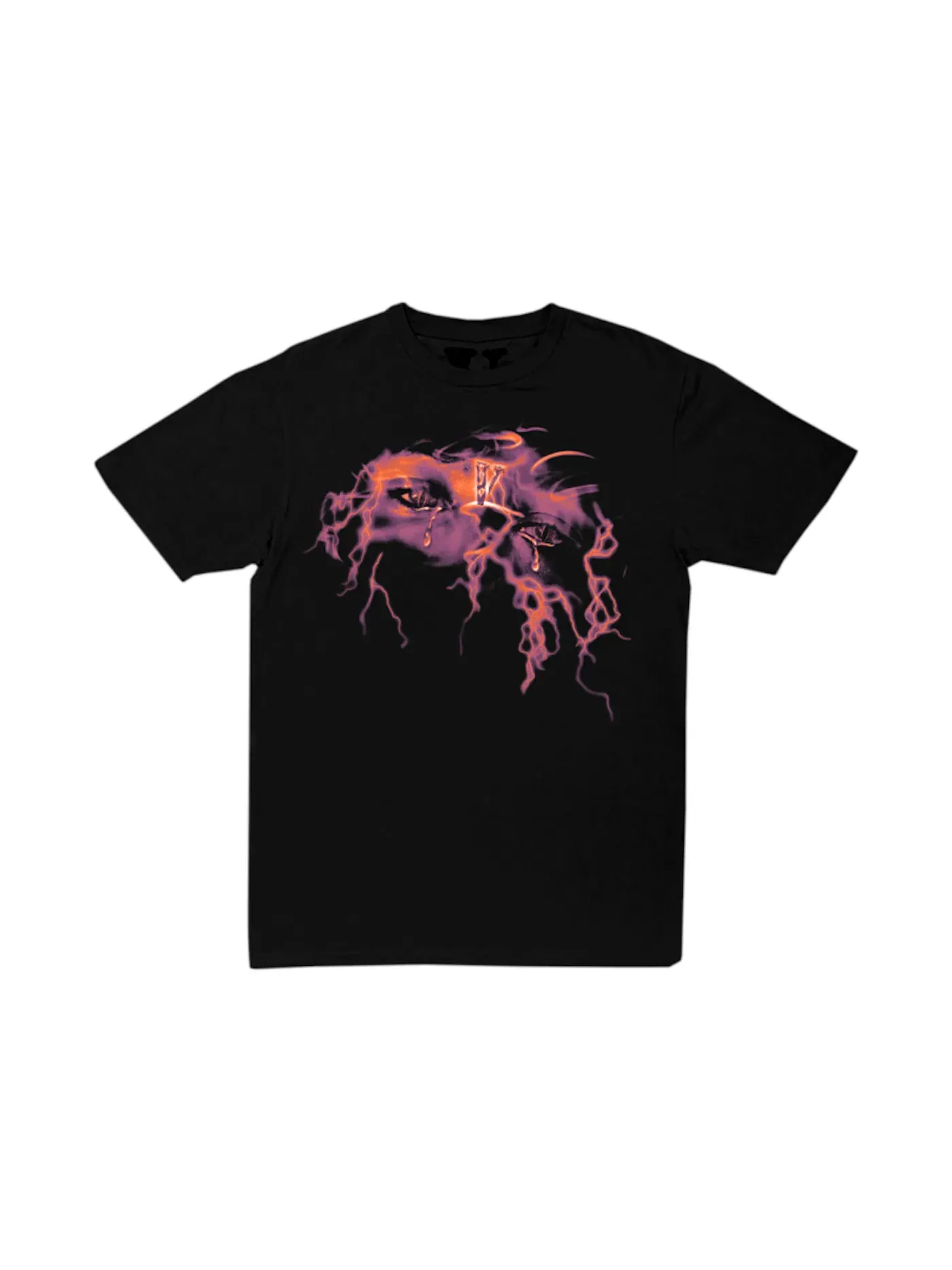 Мужская футболка с принтом Eyes T-Shirt Vlone — изображение 2 из 2, черный