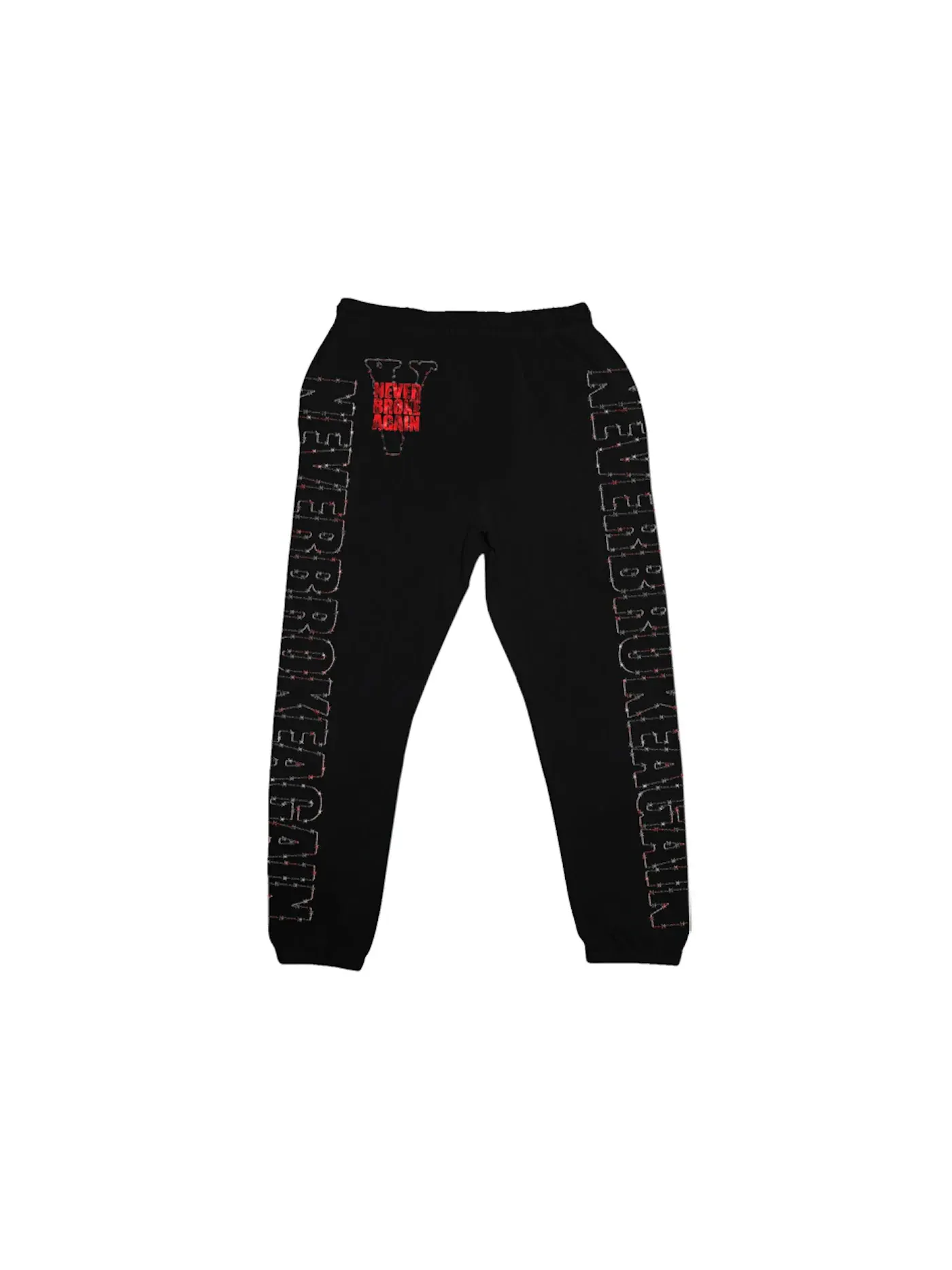 Мужские спортивные штаны с принтом Haunted Sweatpants Vlone — изображение 1 из 1, черный
