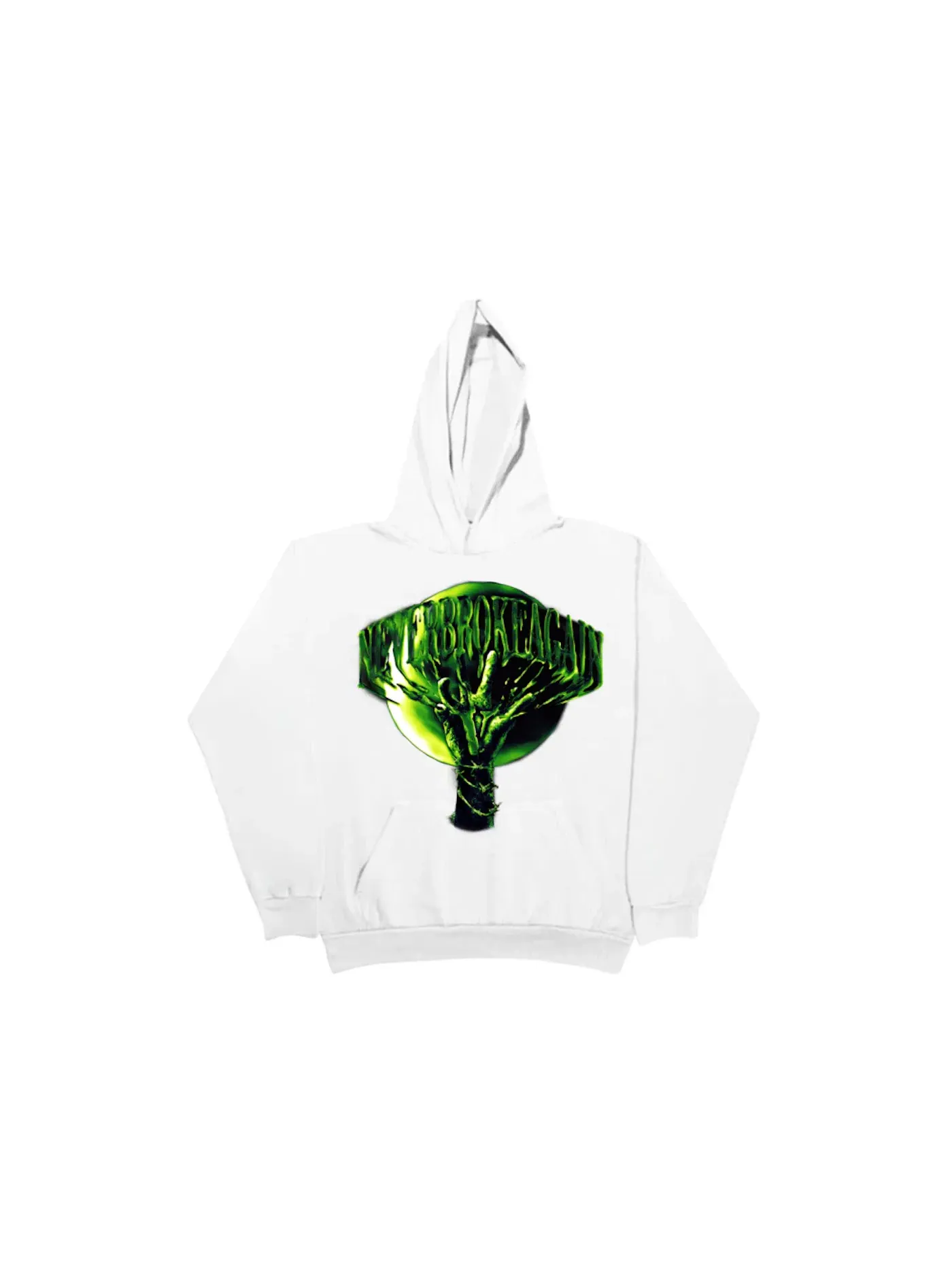 Мужской худи с принтом Vlone White — изображение 2 из 2