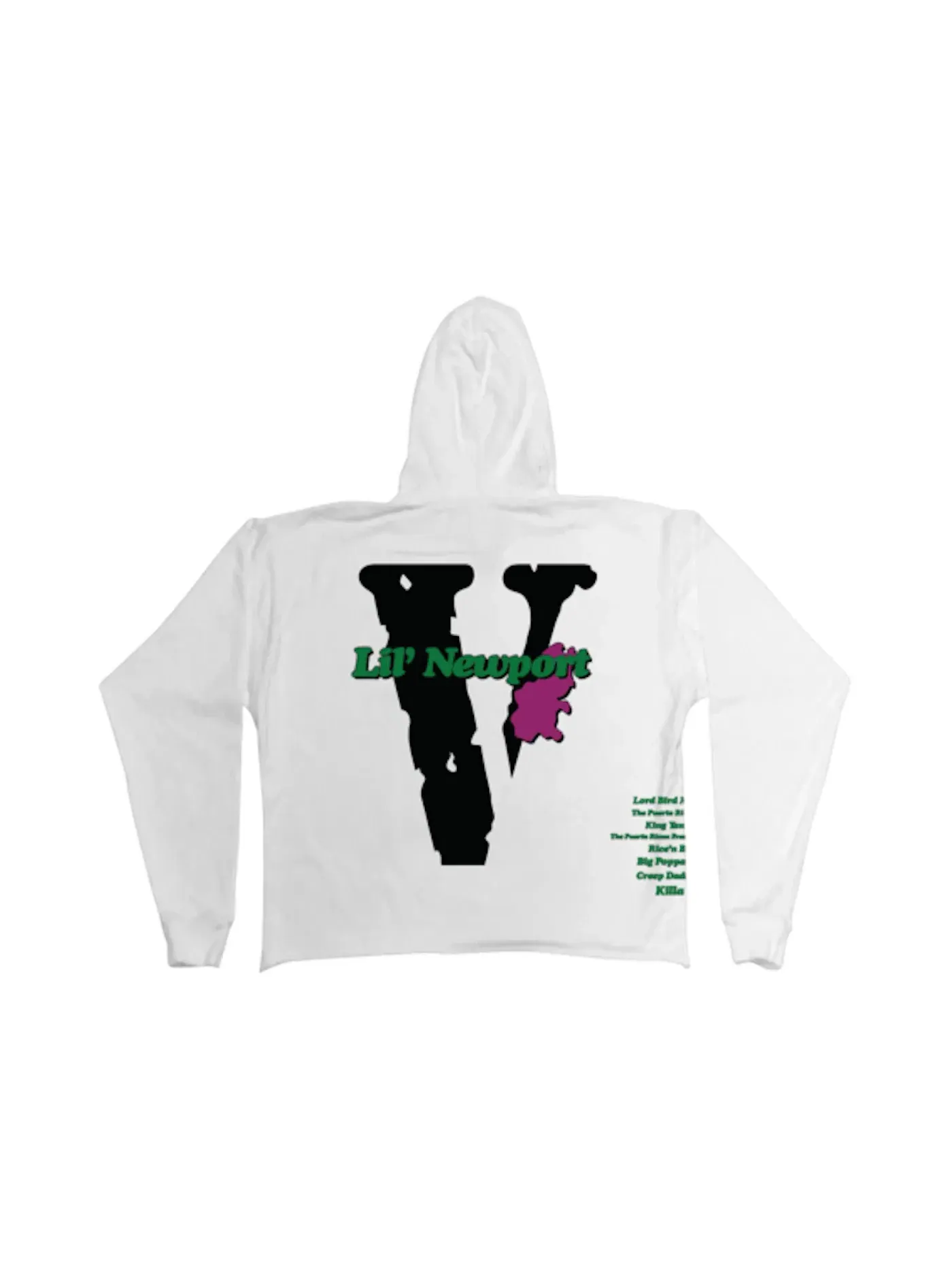 Мужской худи с принтом Vlone Hoodie — изображение 1 из 2, белый