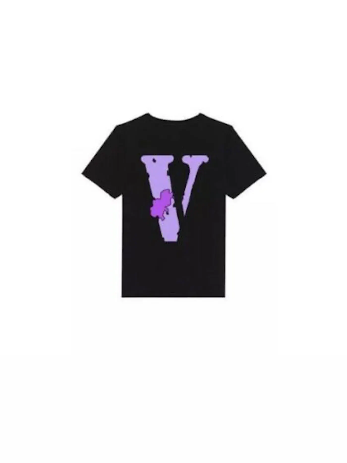 Мужская футболка с принтом Vlone Tee — изображение 2 из 2, черный