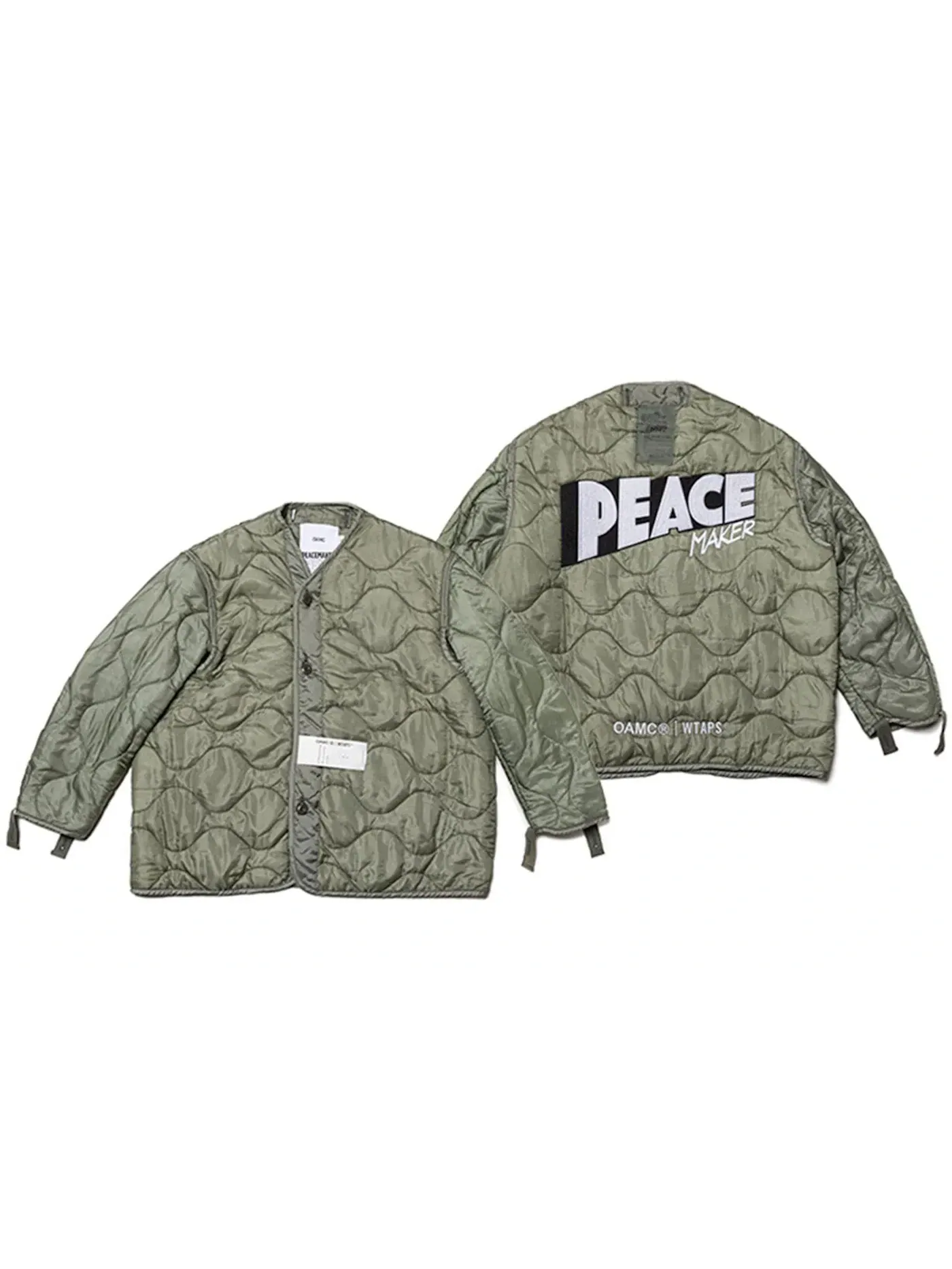 Мужская куртка Peacemaker Jacket WTAPS — изображение 1 из 1, оливковый